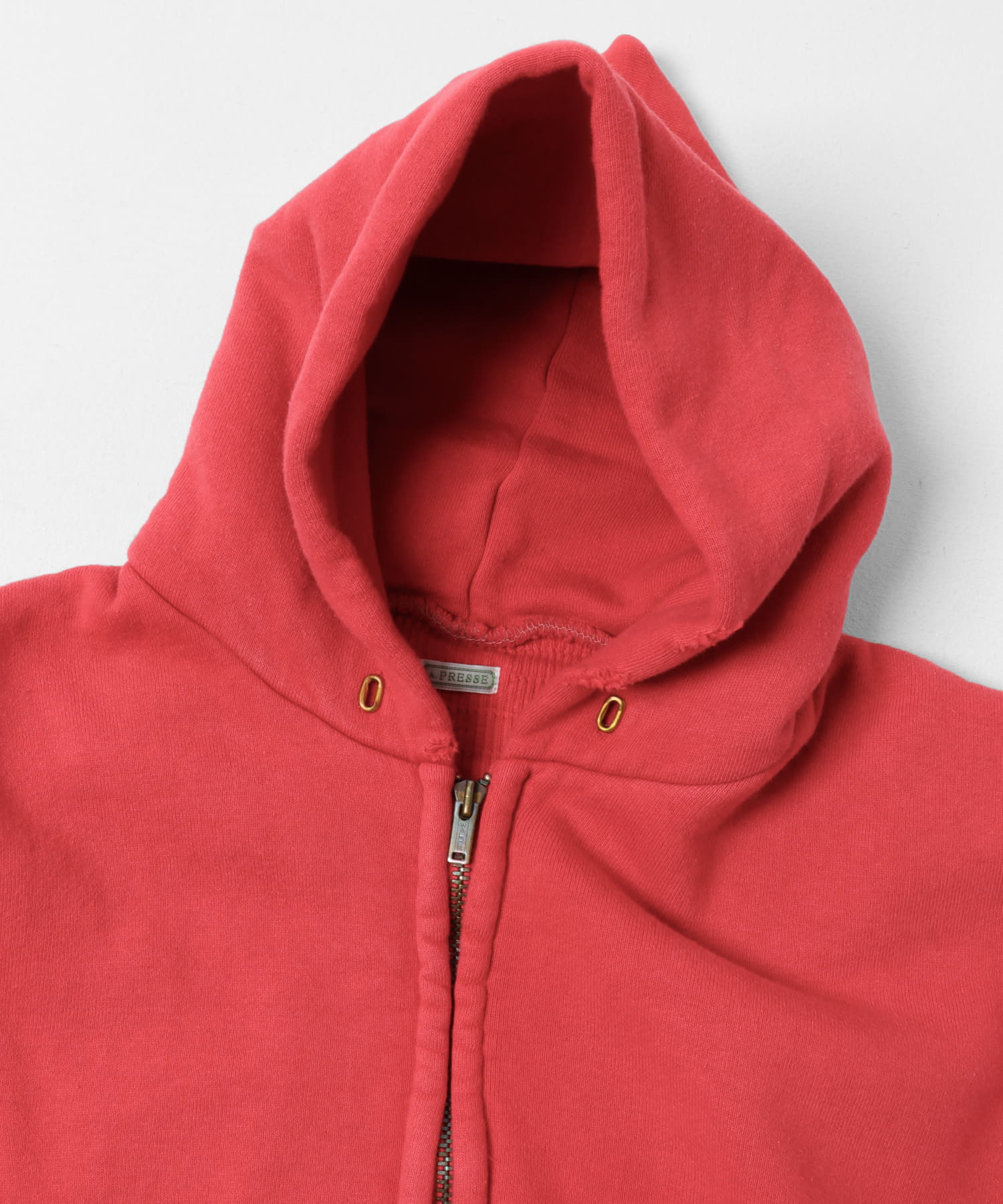 A PRESSE　Vintage Zip Sweat Hoodie RED 2