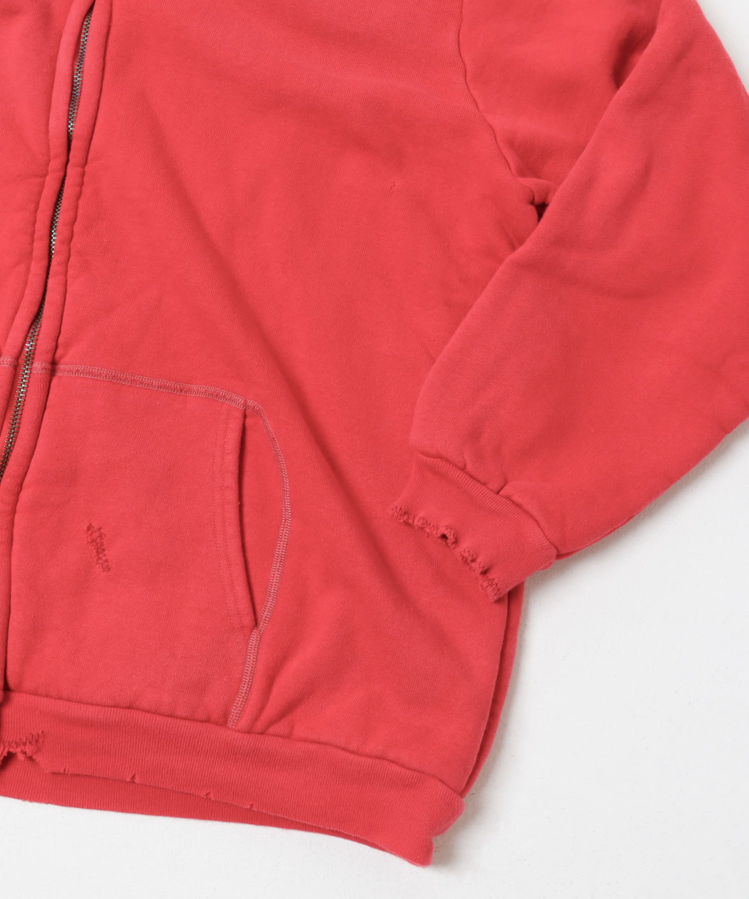 A PRESSE　Vintage Zip Sweat Hoodie RED 2