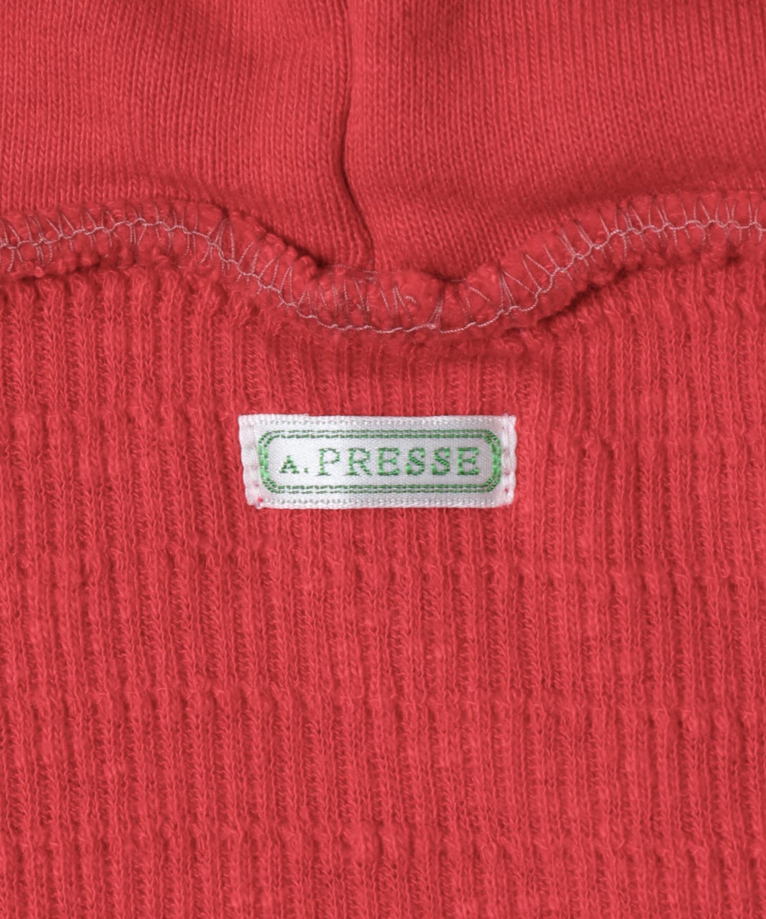 A PRESSE　Vintage Zip Sweat Hoodie RED 2
