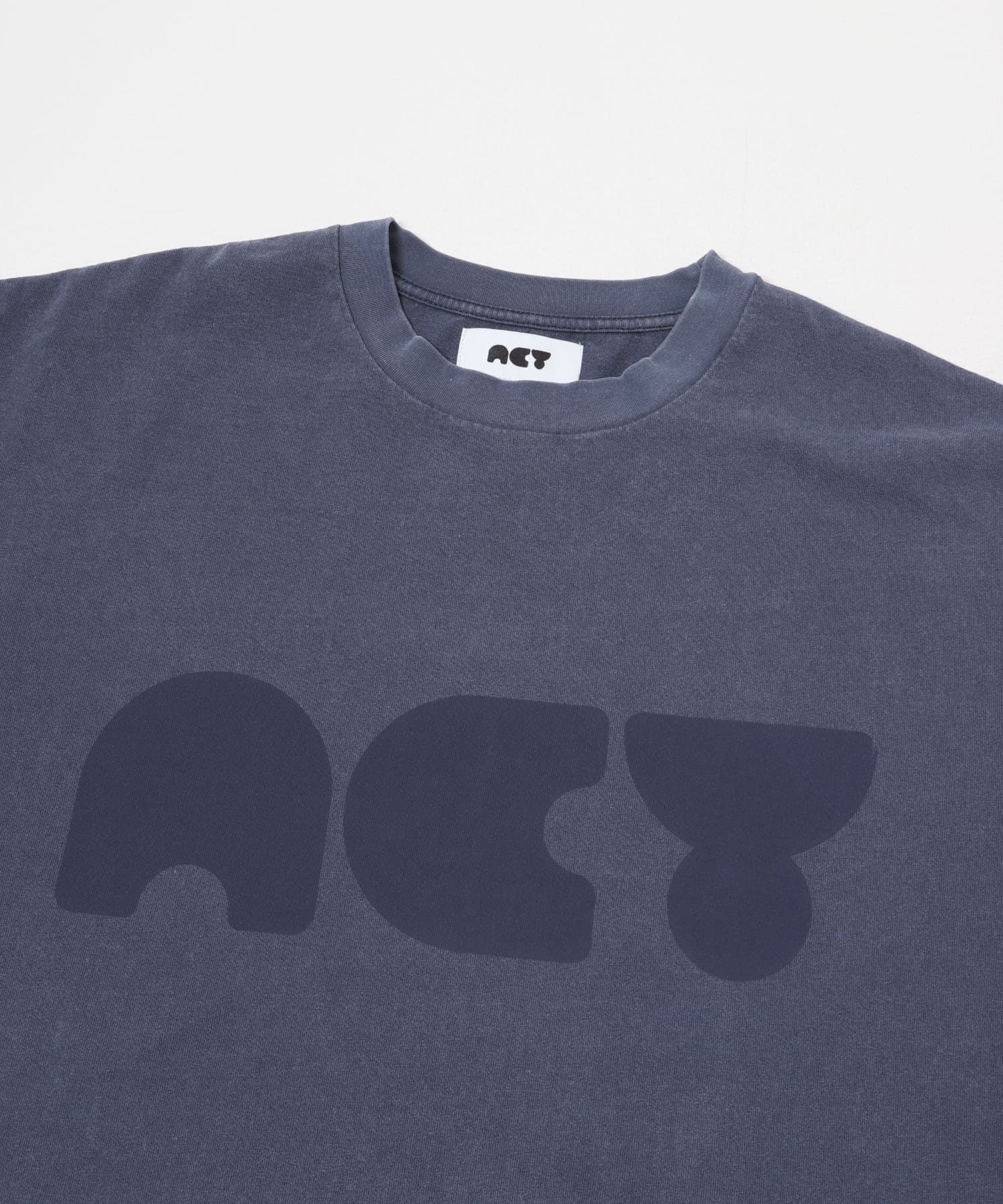 Acy　GDYE LOGO L/S TEE S.NAVY 2