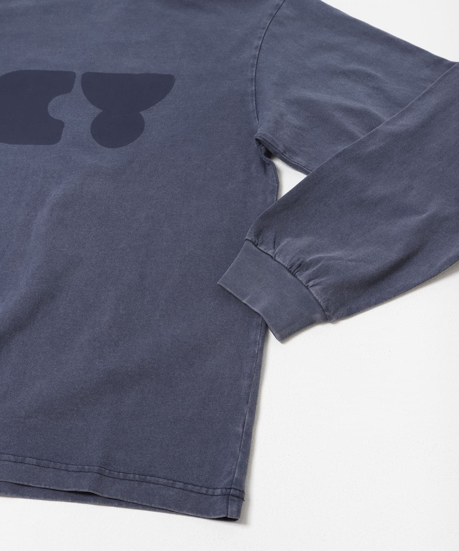 Acy　GDYE LOGO L/S TEE S.NAVY 2