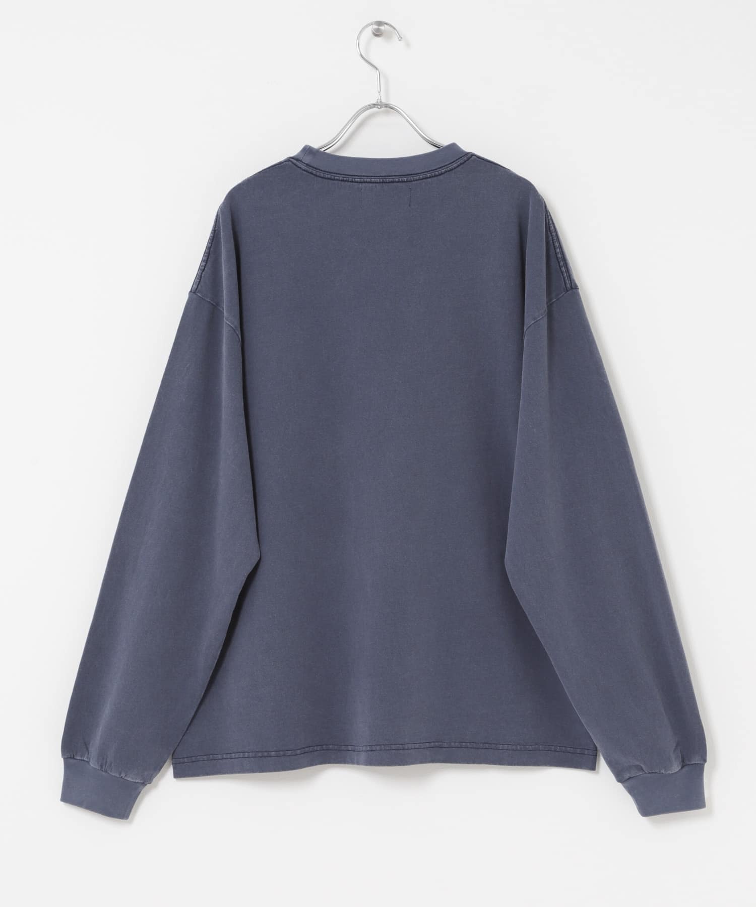 Acy　GDYE LOGO L/S TEE S.NAVY 2