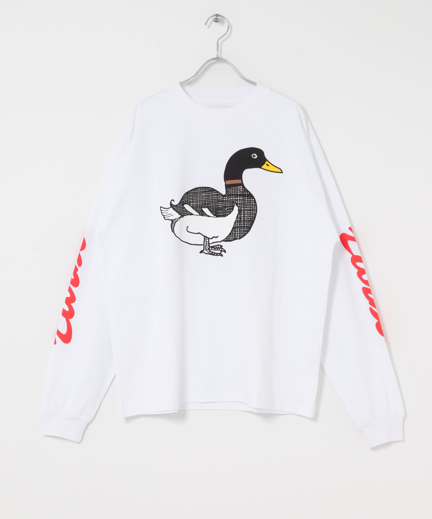Acy　TURBO DUCK L/S TEE WHITE 2