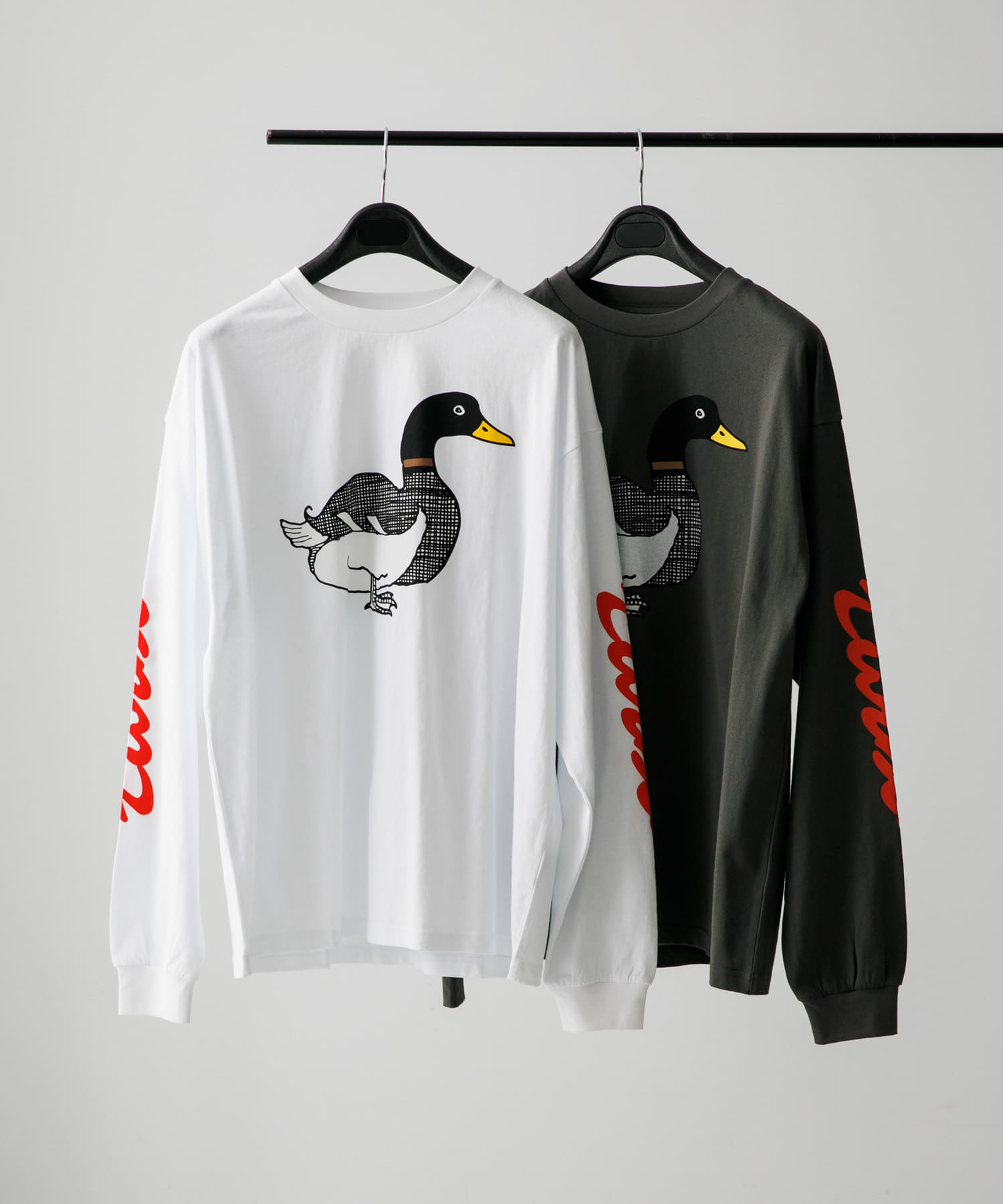 Acy　TURBO DUCK L/S TEE WHITE 2