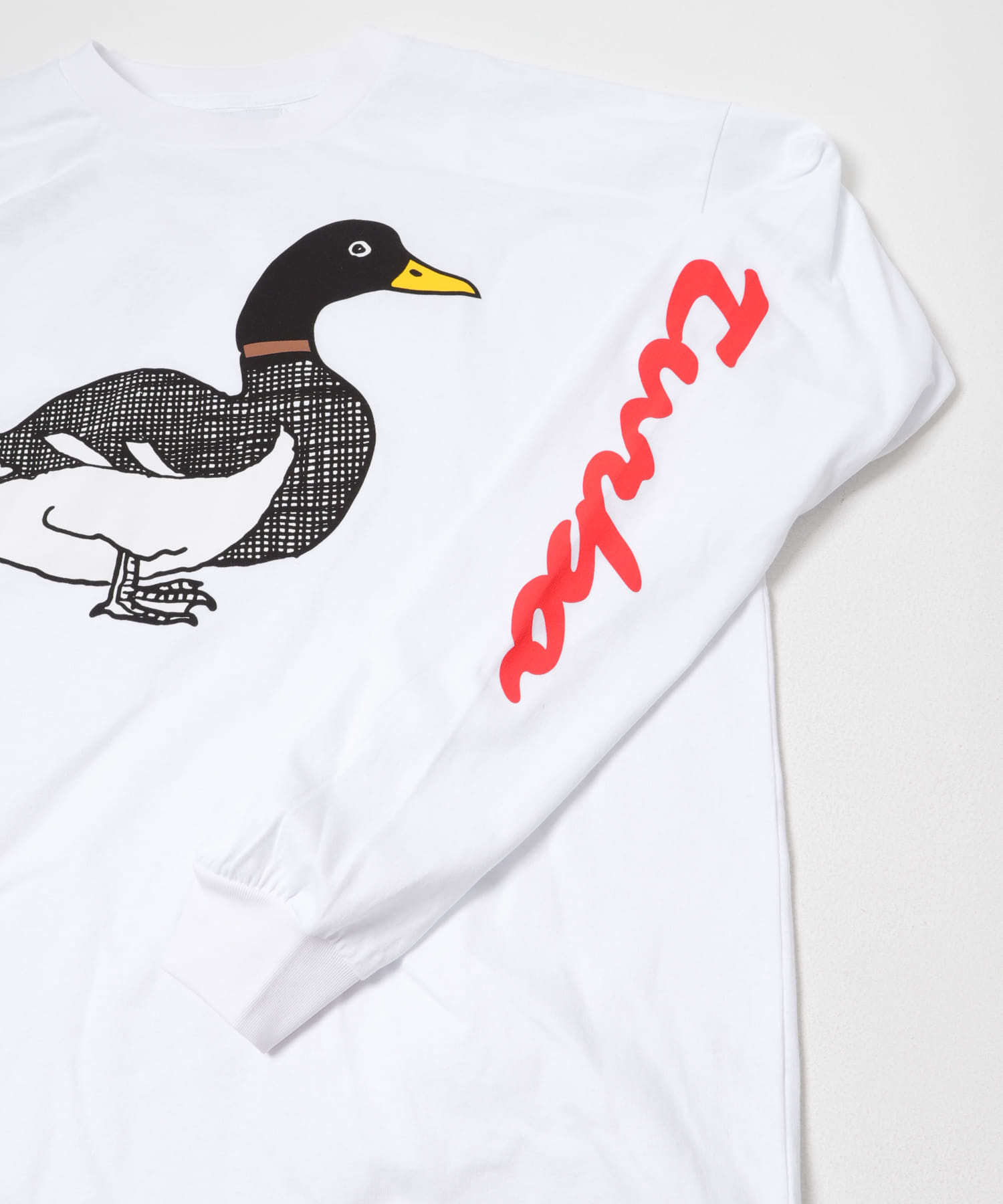 Acy　TURBO DUCK L/S TEE WHITE 2