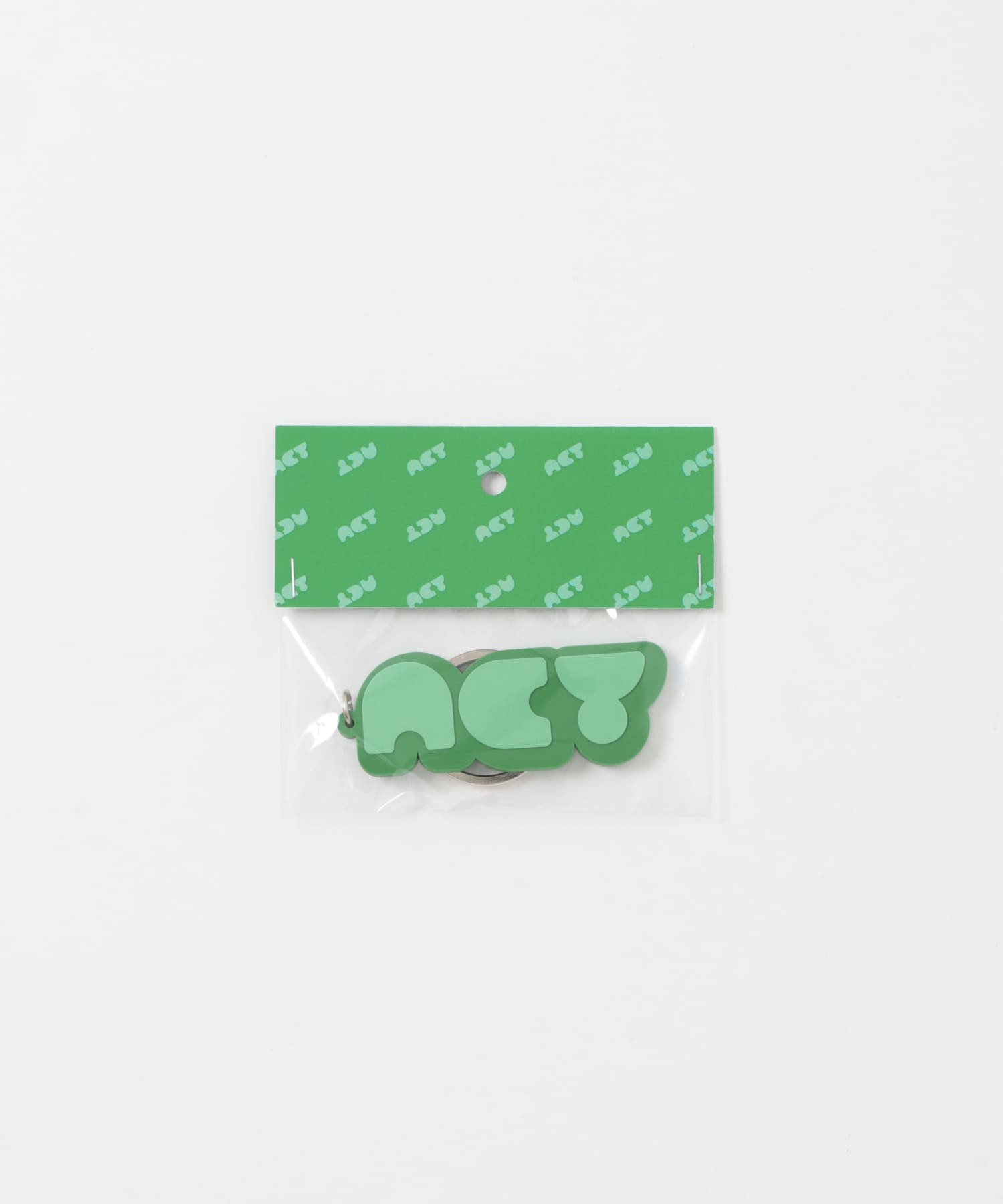Acy　LOGO KEY CHAIN GREEN Free