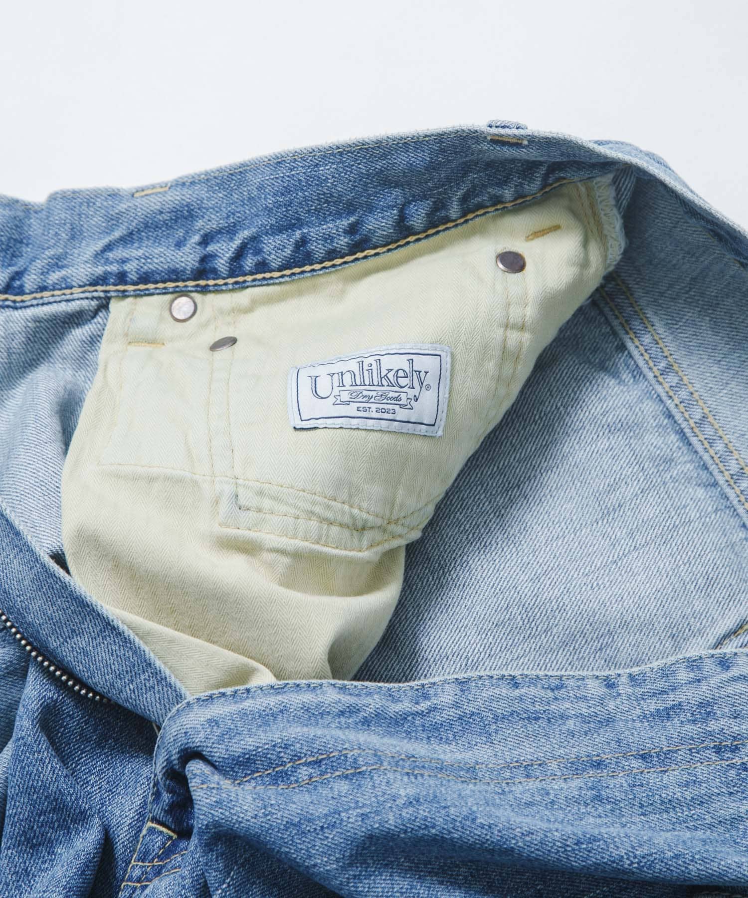 Unlikely　Time Travel Jeans Wide 1977W V/Indigo M