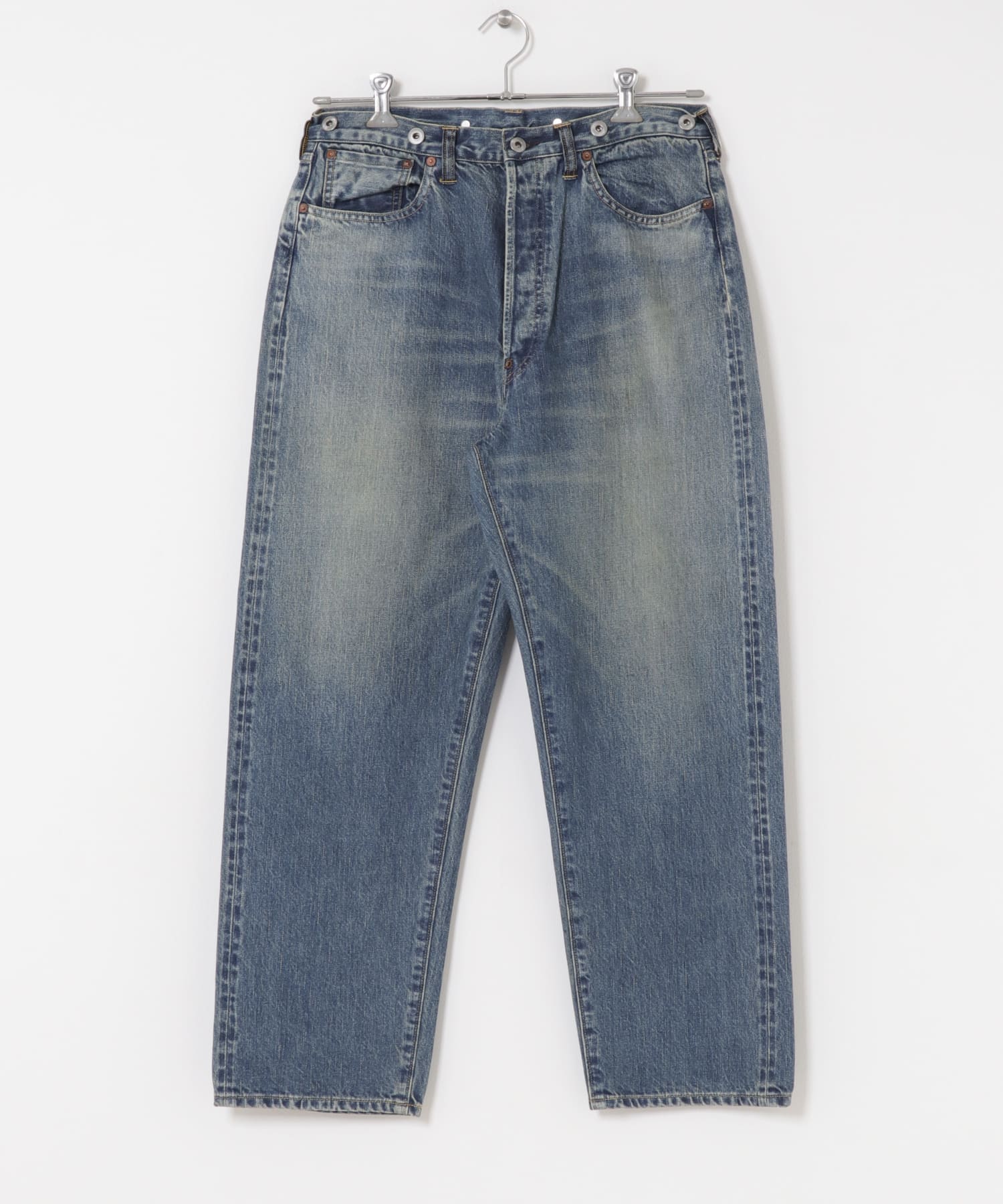 A PRESSE　No.22 Washed Wide Denim Pants INDIGO 30-30