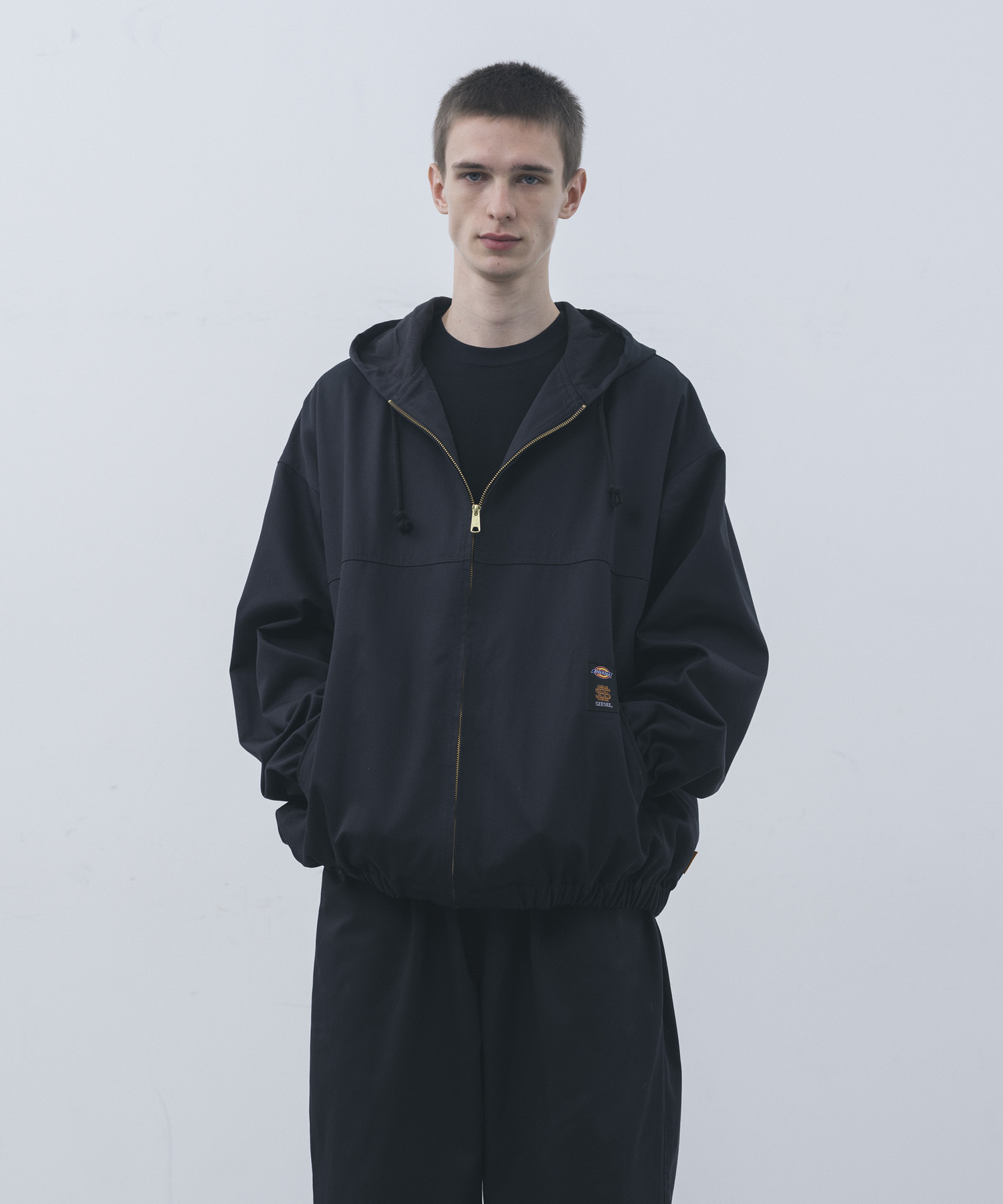 SEE SEE　FULL ZIP HOODY JACKET NAVY M