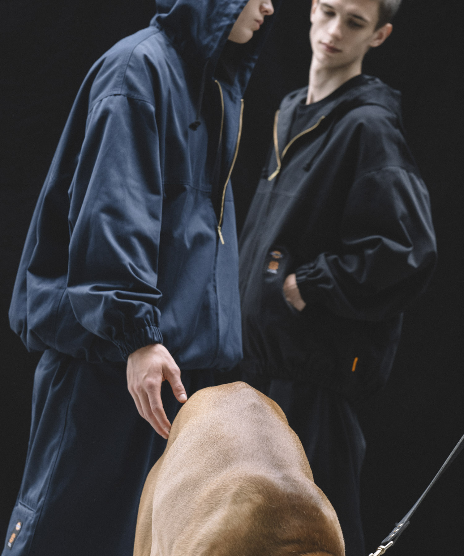 SEE SEE　FULL ZIP HOODY JACKET NAVY M