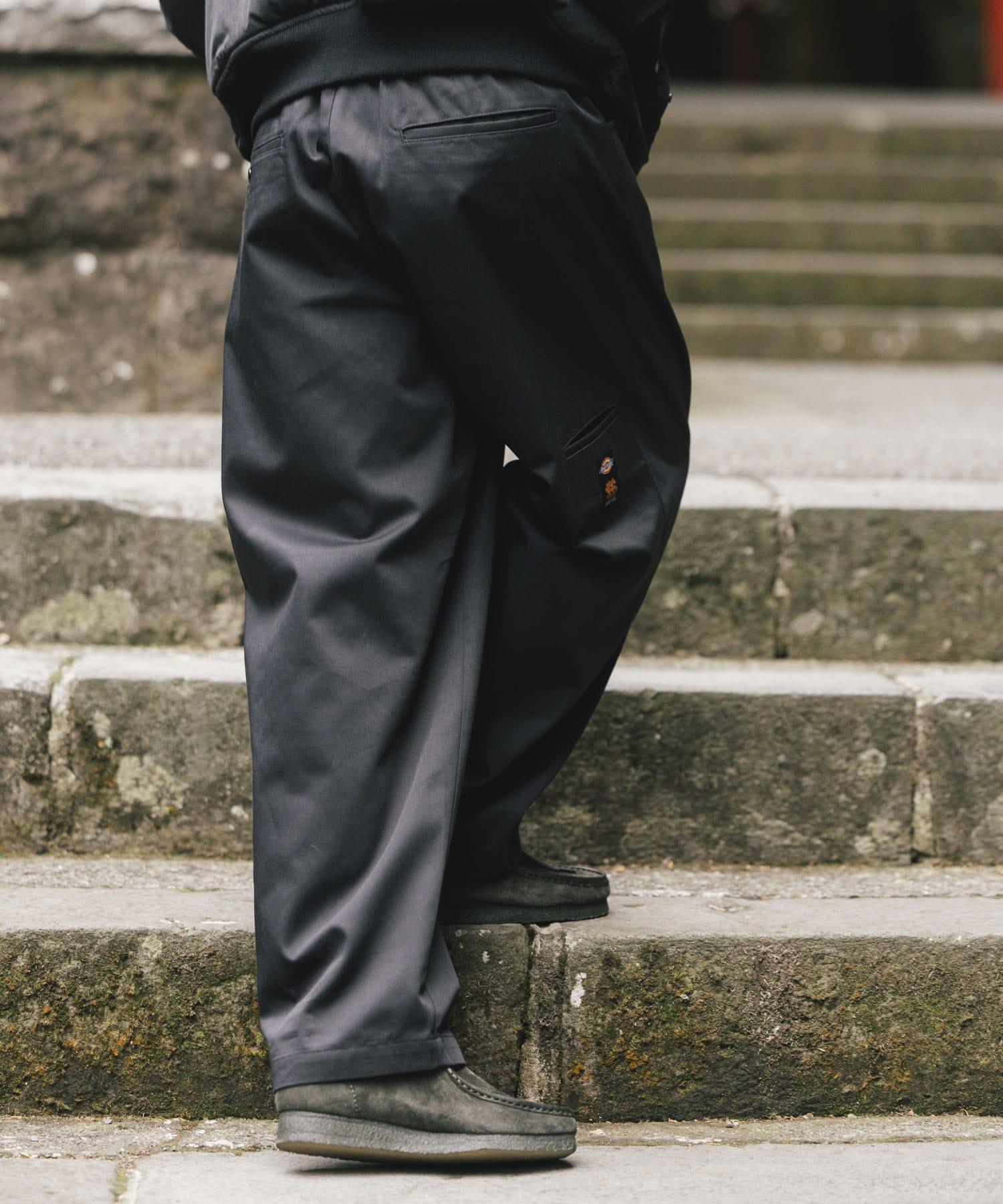 SEE SEE　BAGGY PANTS BLACK M