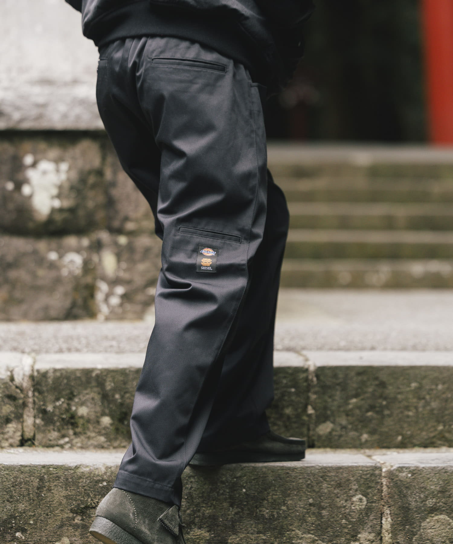 SEE SEE　BAGGY PANTS BLACK M