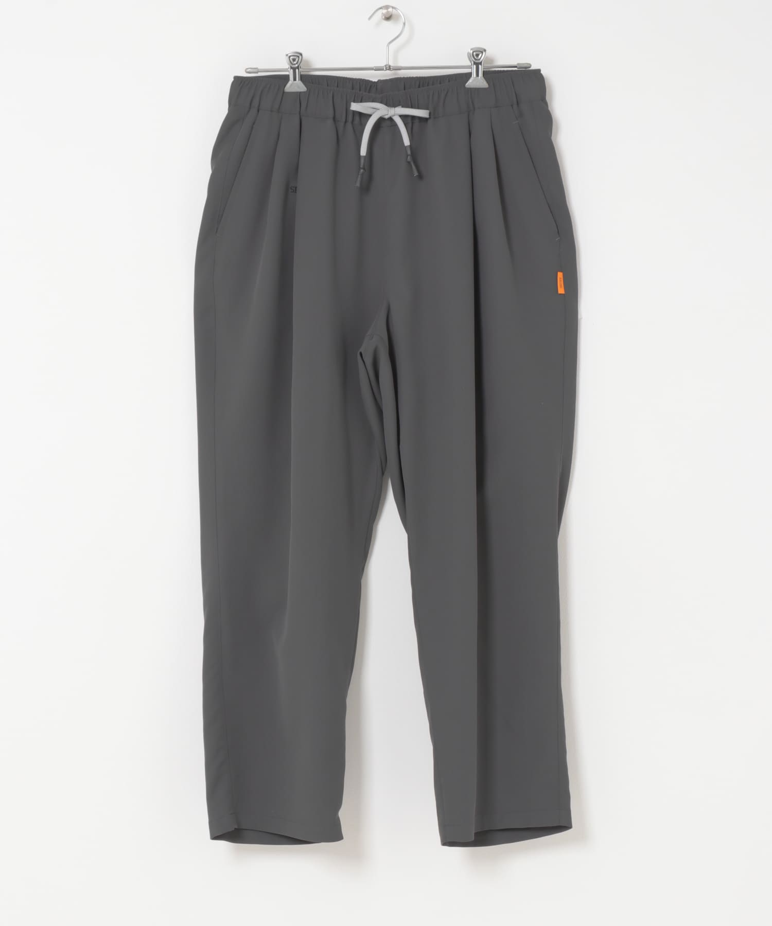 SEE SEE　WIDE TWO TUCK PANTS CHARCOAL/B M