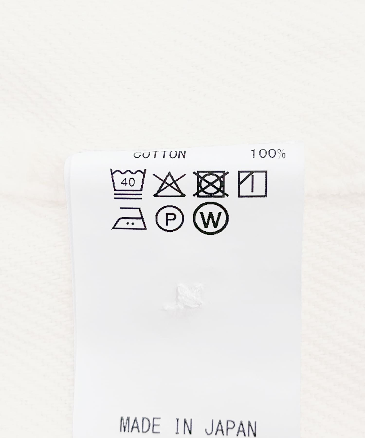 SEE SEE　BIG SHIRT  WASHED NEL WHITE M