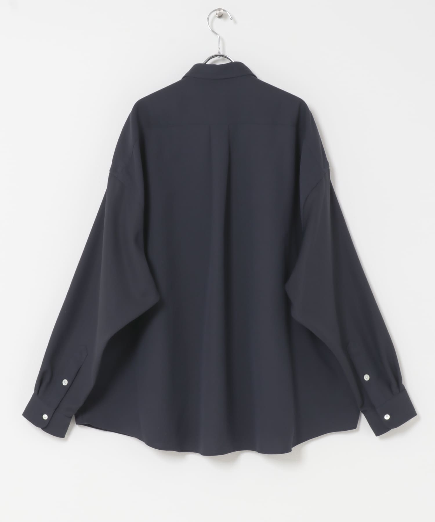 SEE SEE　T/C BIG SHIRT D NAVY/W M