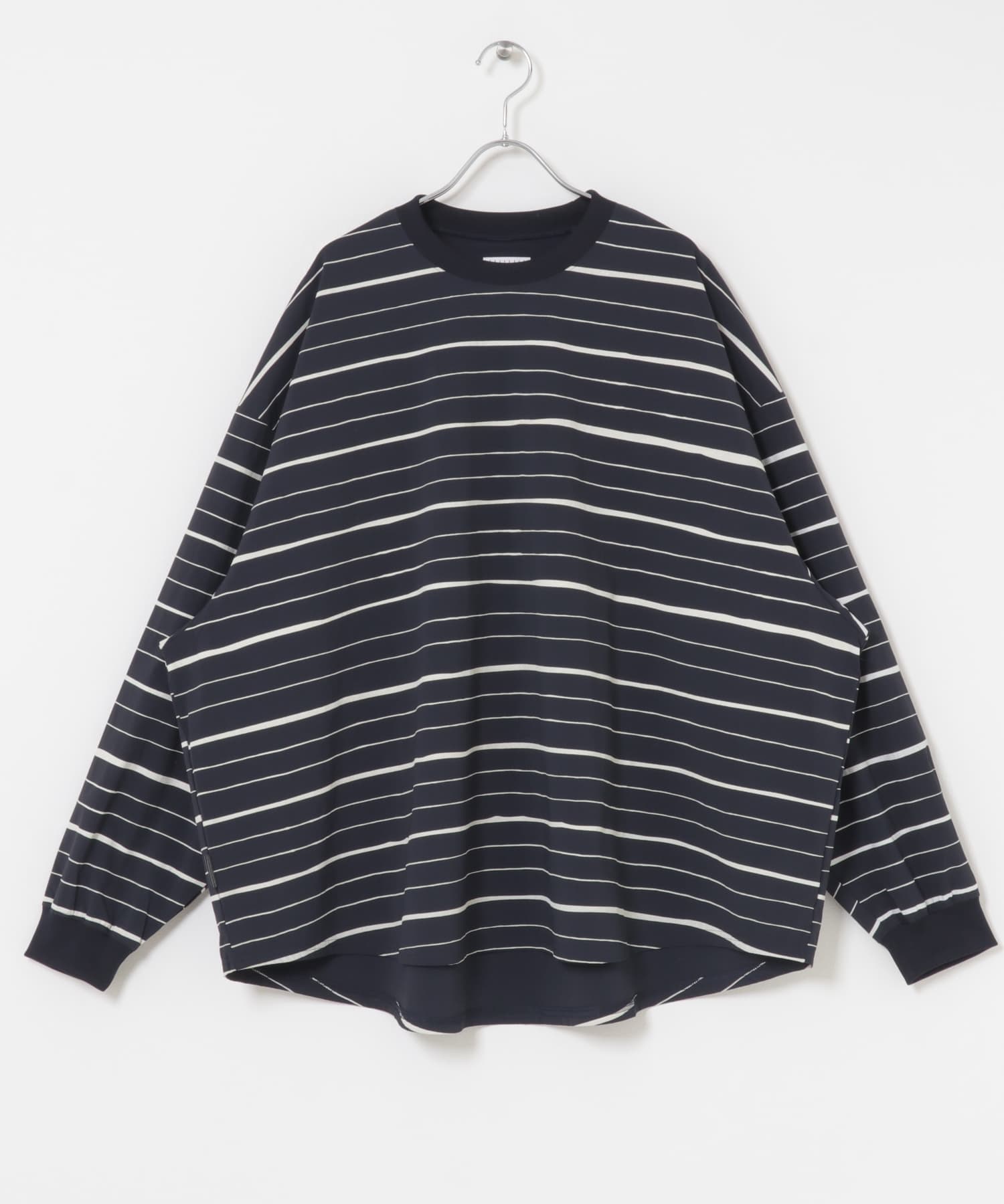 トップス S.F.C SUPER BIG MIX STRIPE LS NYLON TEE SFC SUPER BIG MIX STRIPE LS NYLON TEE(L Navy): トップス｜URBAN