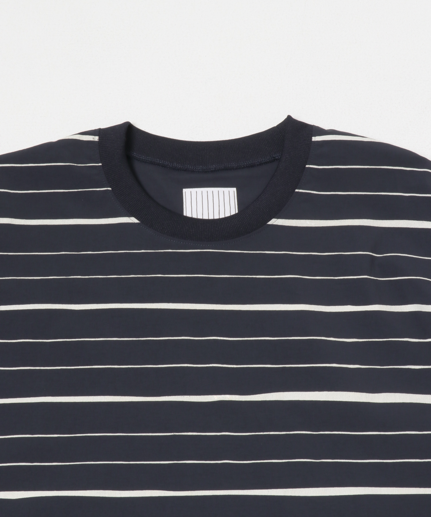 SFC　SUPER BIG MIX STRIPE LS NYLON TEE Navy L