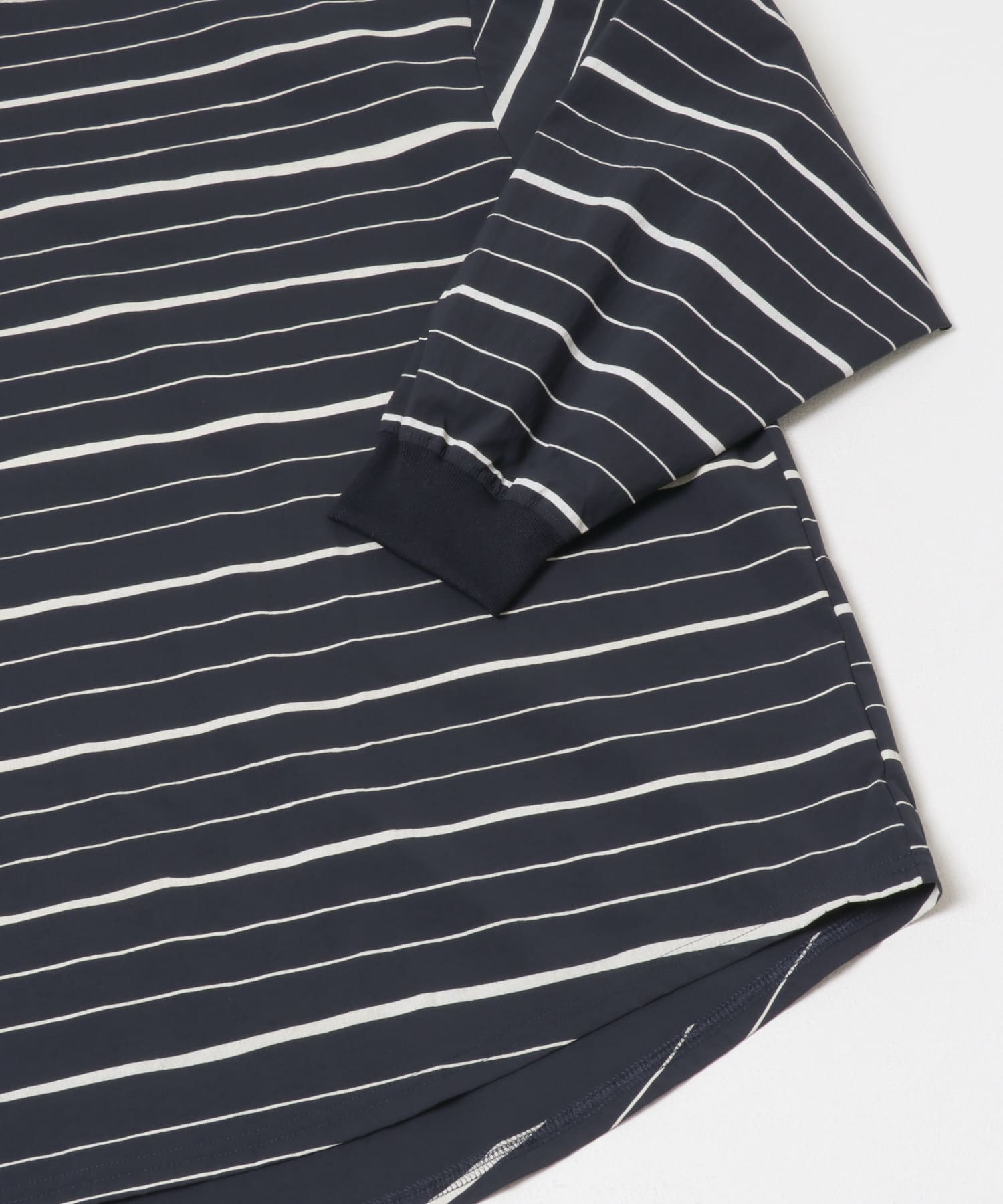 SFC SUPER BIG MIX STRIPE LS NYLON TEE(L Navy): トップス｜URBAN