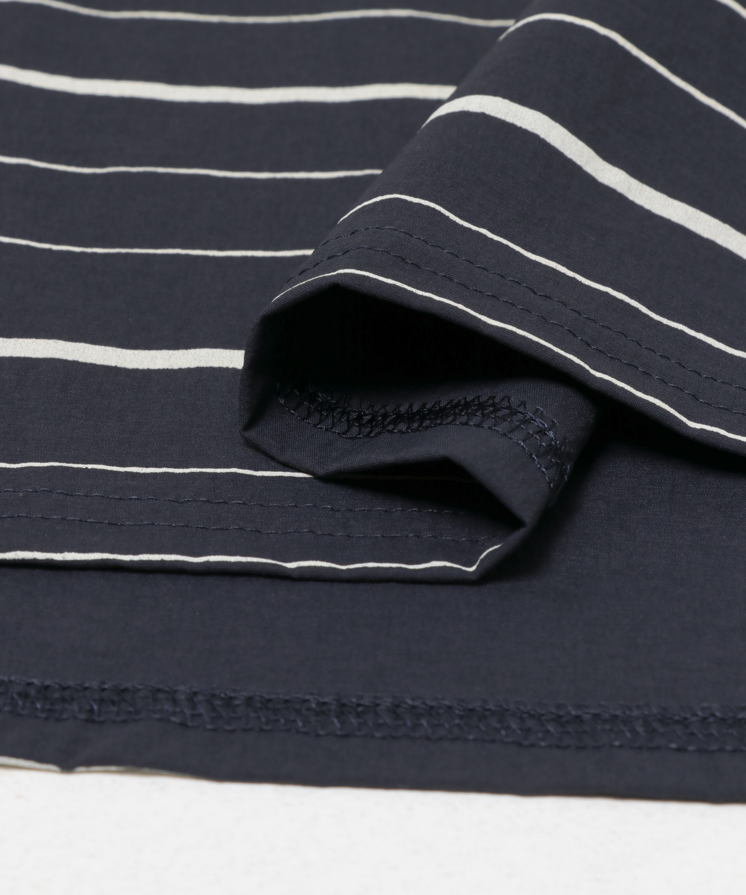 SFC　SUPER BIG MIX STRIPE LS NYLON TEE Navy L