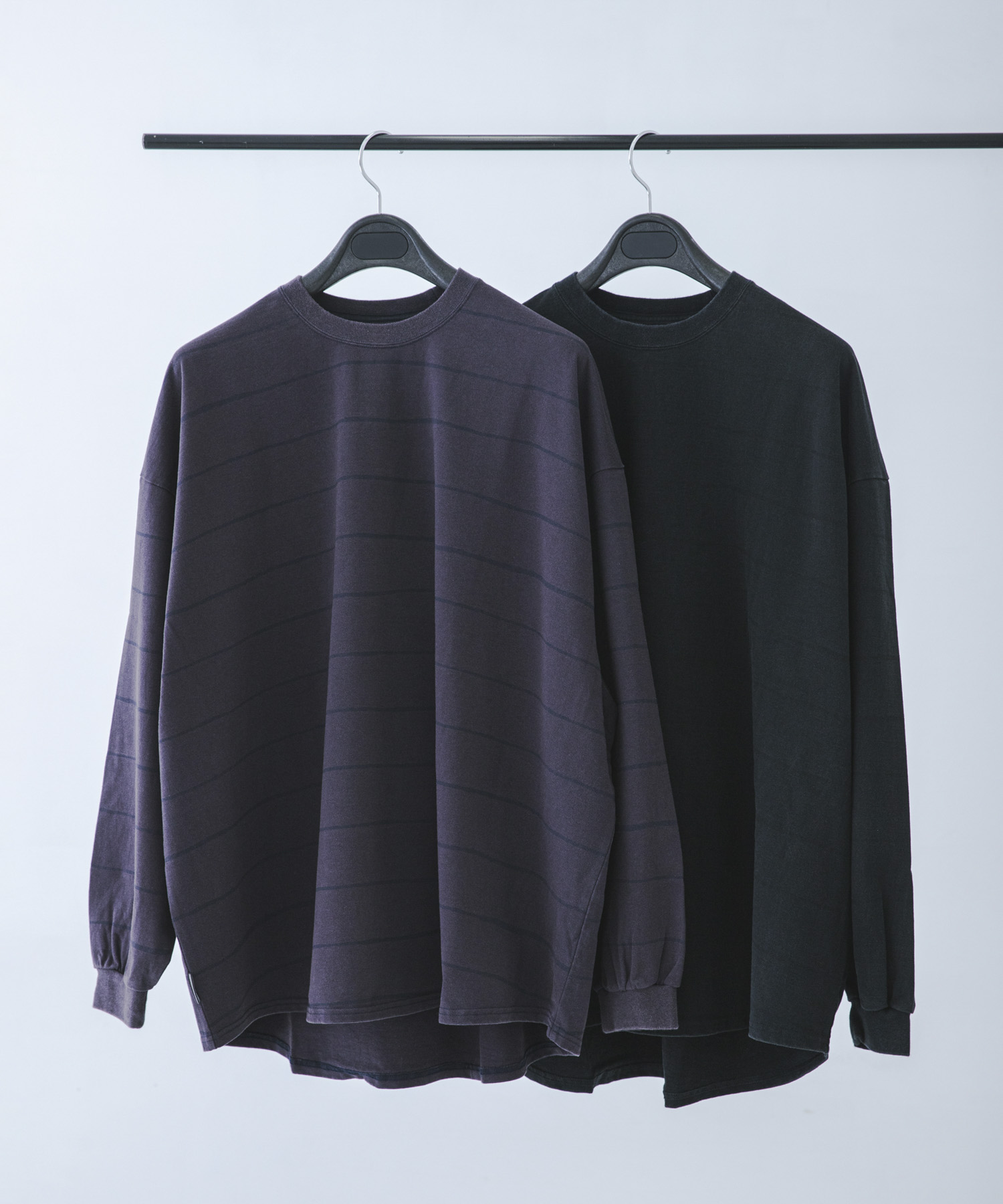 SFC　SIDE STRIPE SUPER BIG LS TEE(DISCHARGED) Navy L