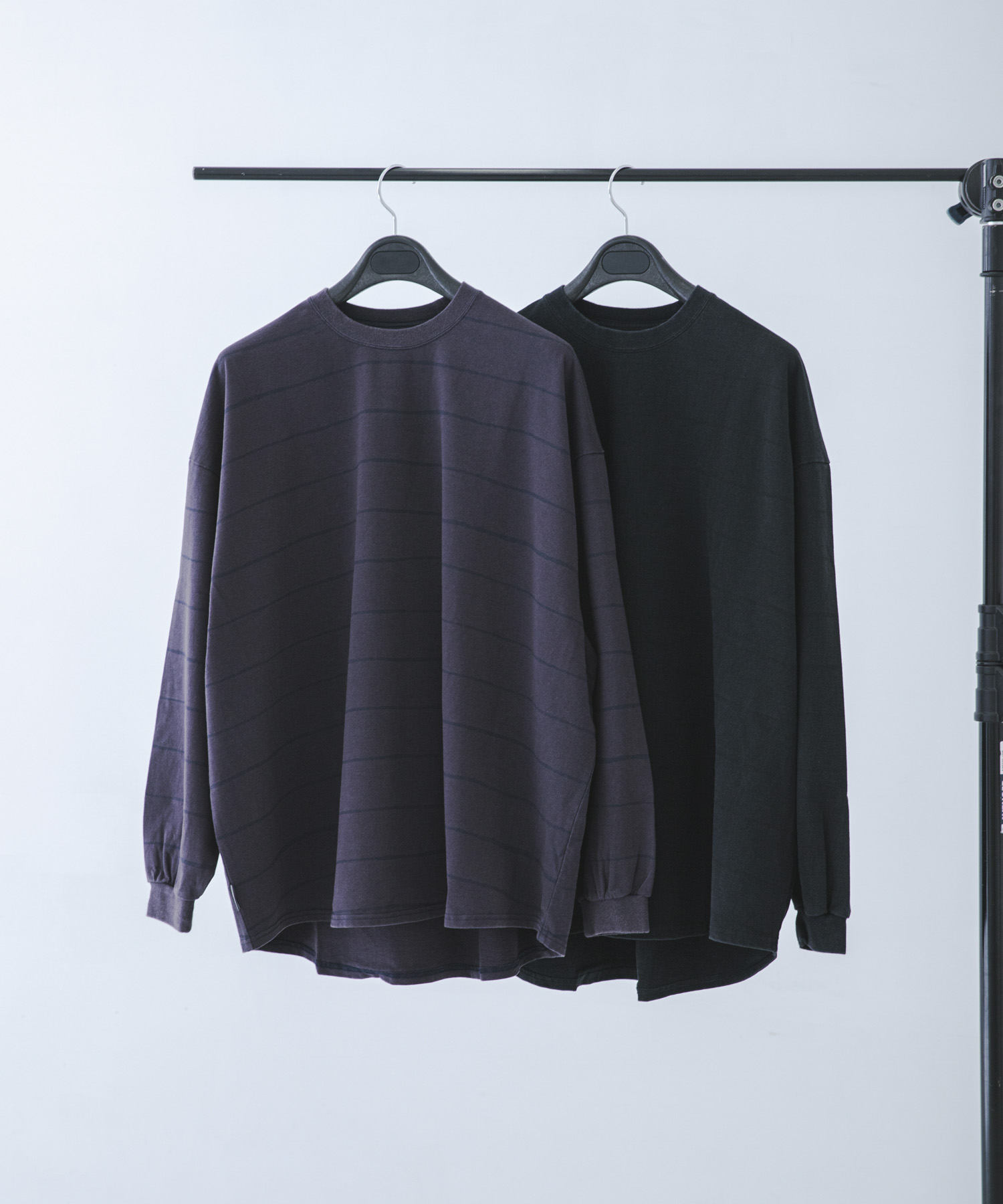 SFC　SIDE STRIPE SUPER BIG LS TEE(DISCHARGED) Navy L