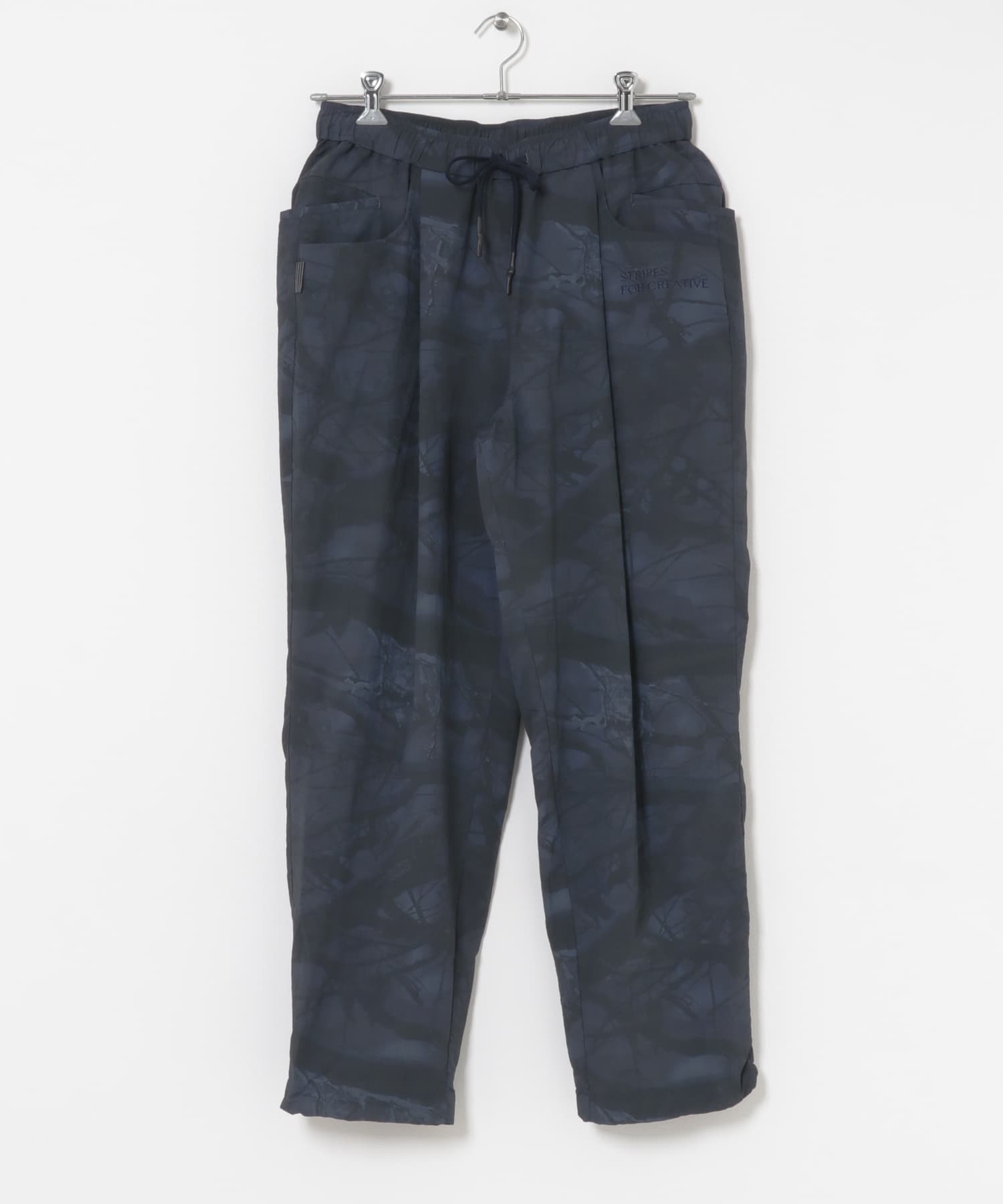 SFC　WIDE TAPERED EASY PANTS Navy Camo M