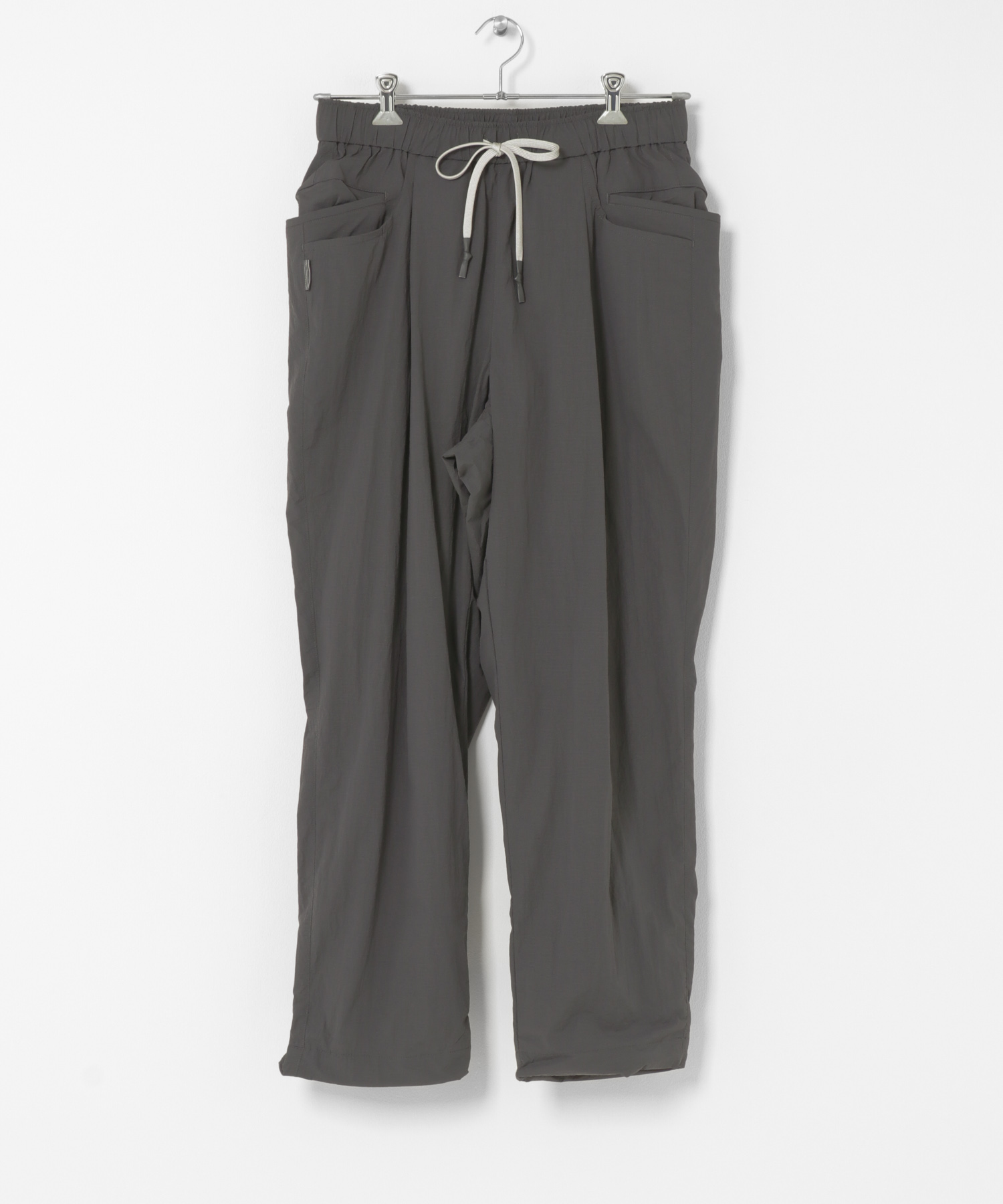 SFC　WIDE TAPERED EASY PANTS(NWE CRISPY) Charcoal M