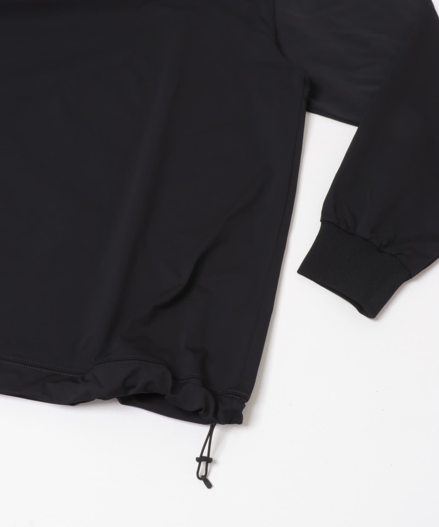 GOLDWIN　High Gauge Shirring L/S T BK 3