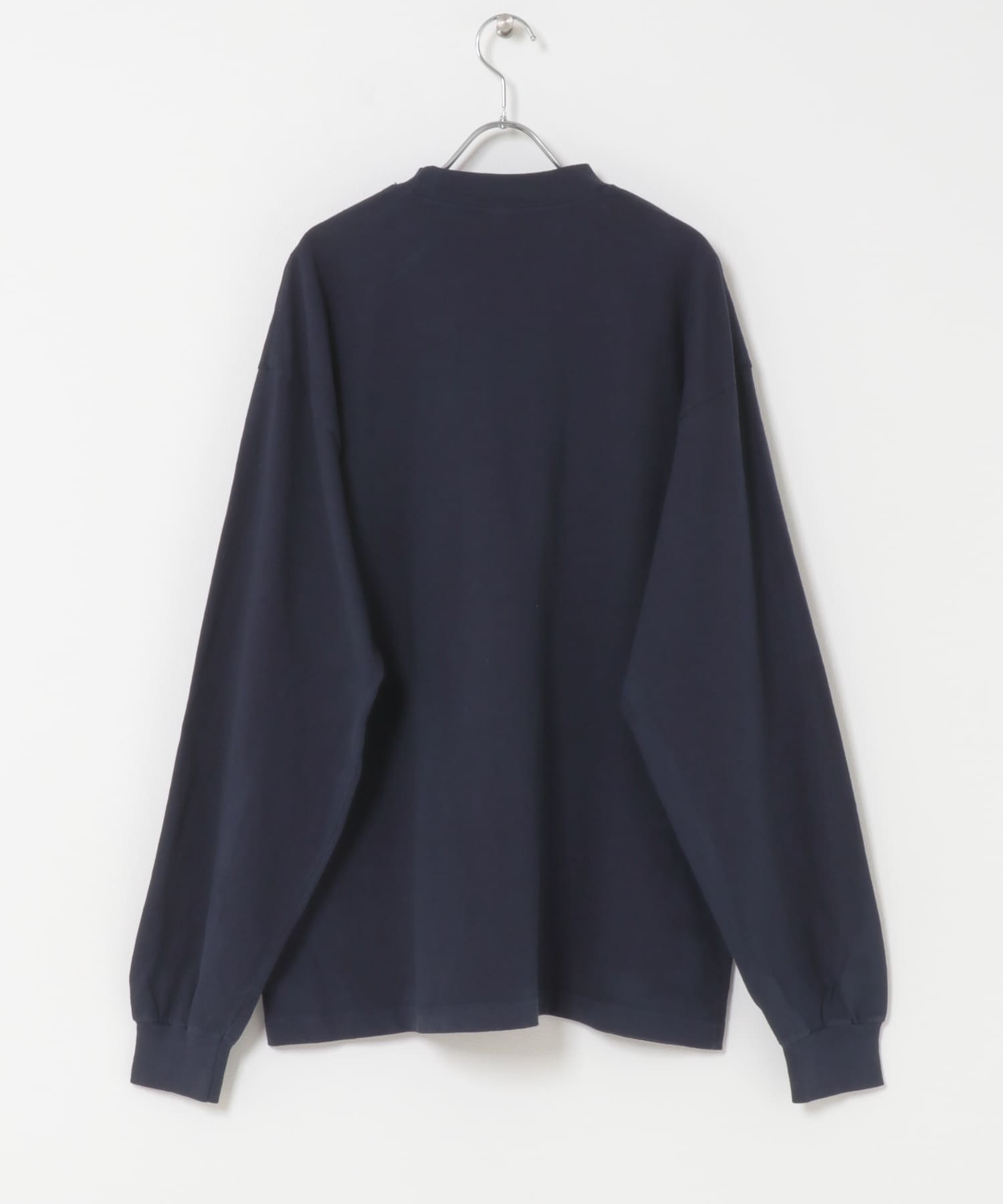 LQQK Studio　longsleeve brick logo NAVY L