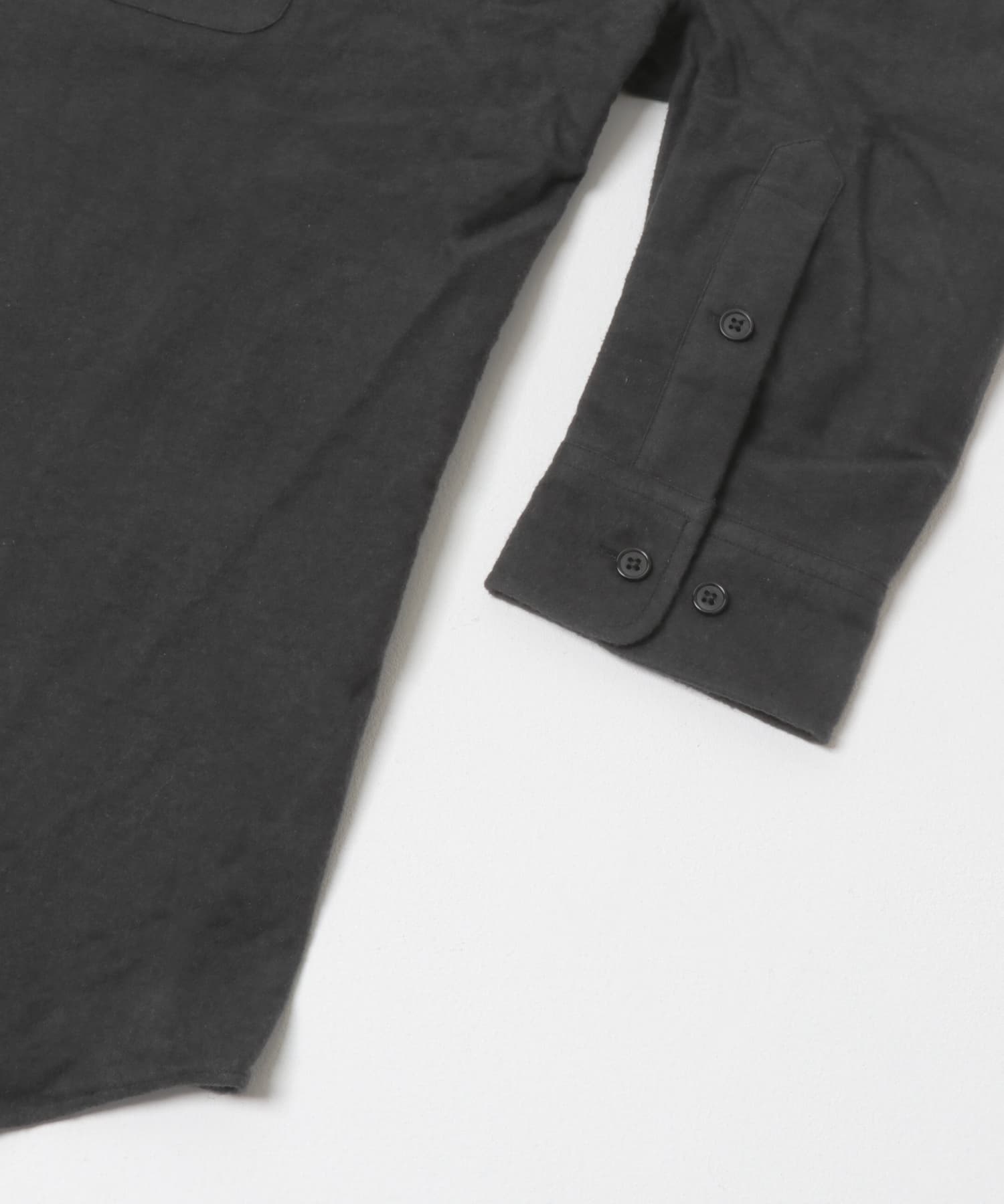 THE DAY　VINTAGE BRUSHED FLANNEL SHIRT BLACK 2
