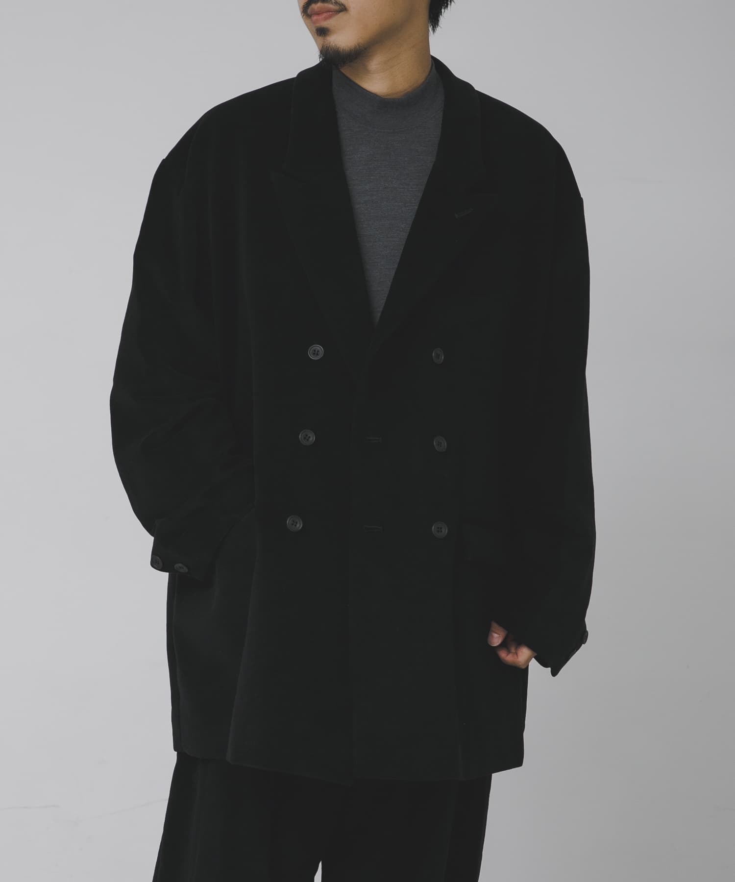 THE DAY　MOLESKIN DOUBLE BREASTED JACKET