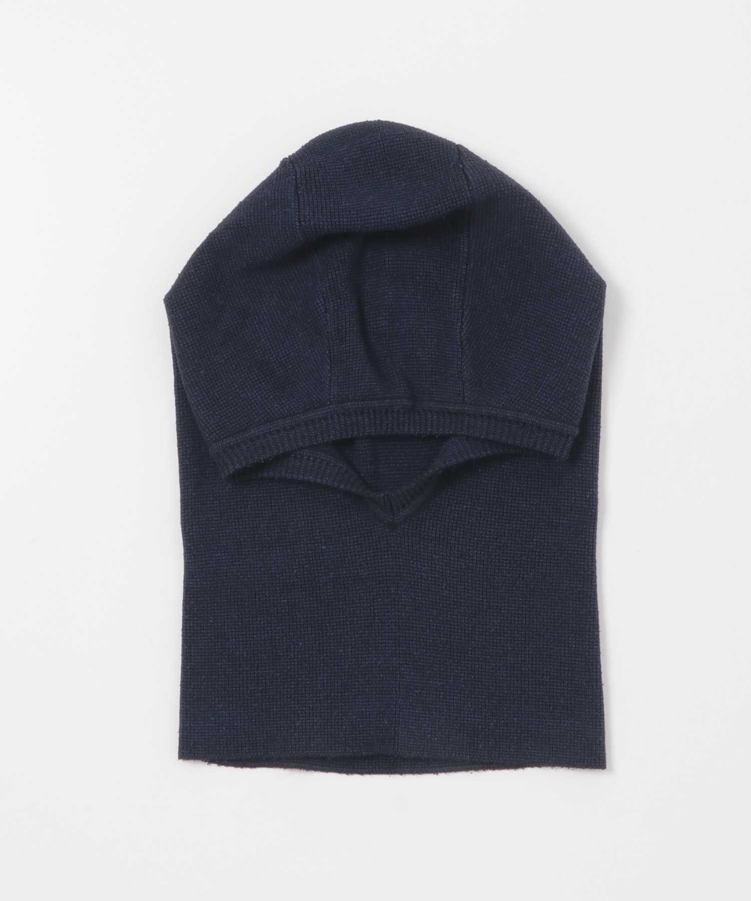 SANMONT　シルクニットバラクラバ Navy Free