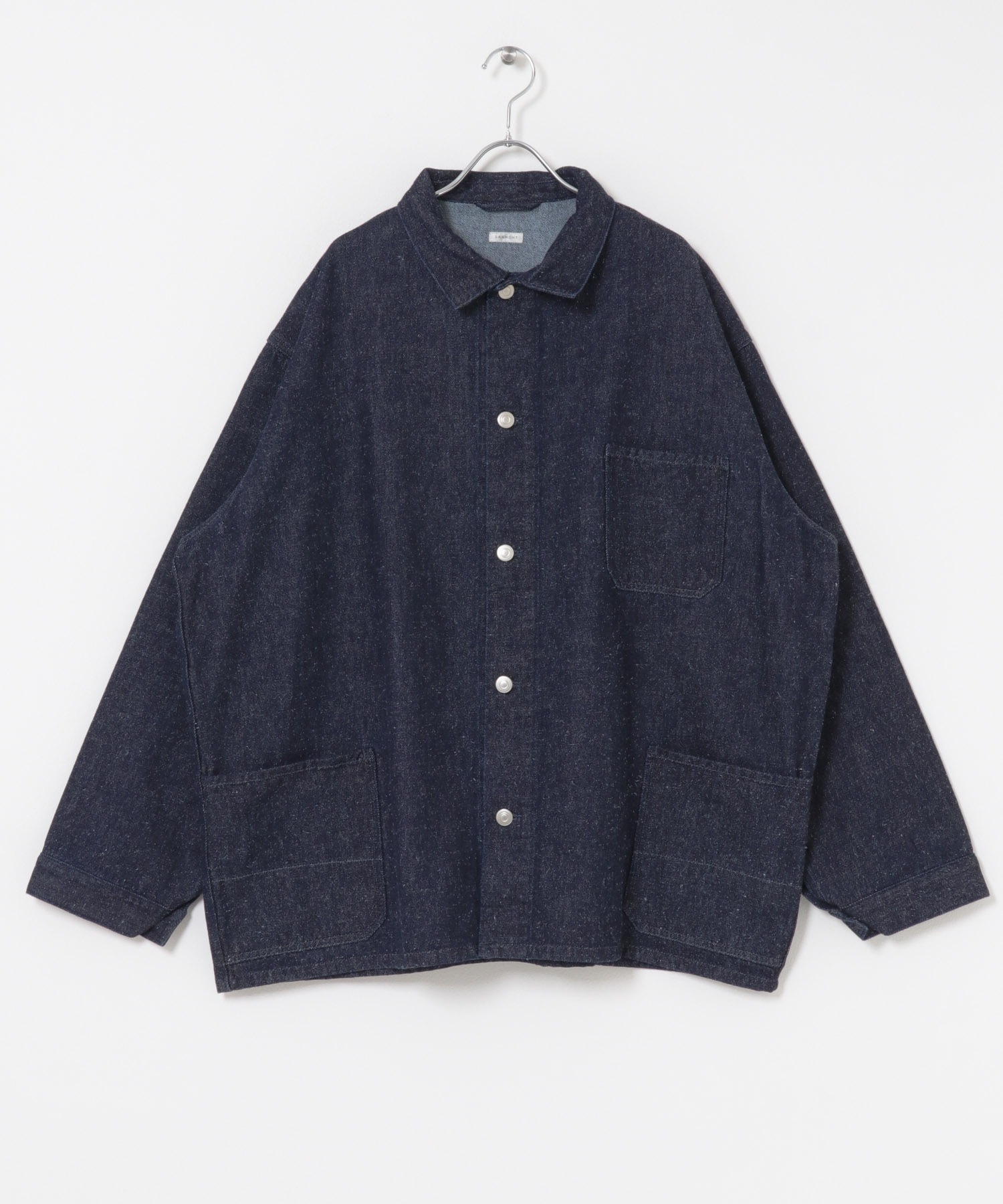 SANMONT　シルクデニム ワークジャケット