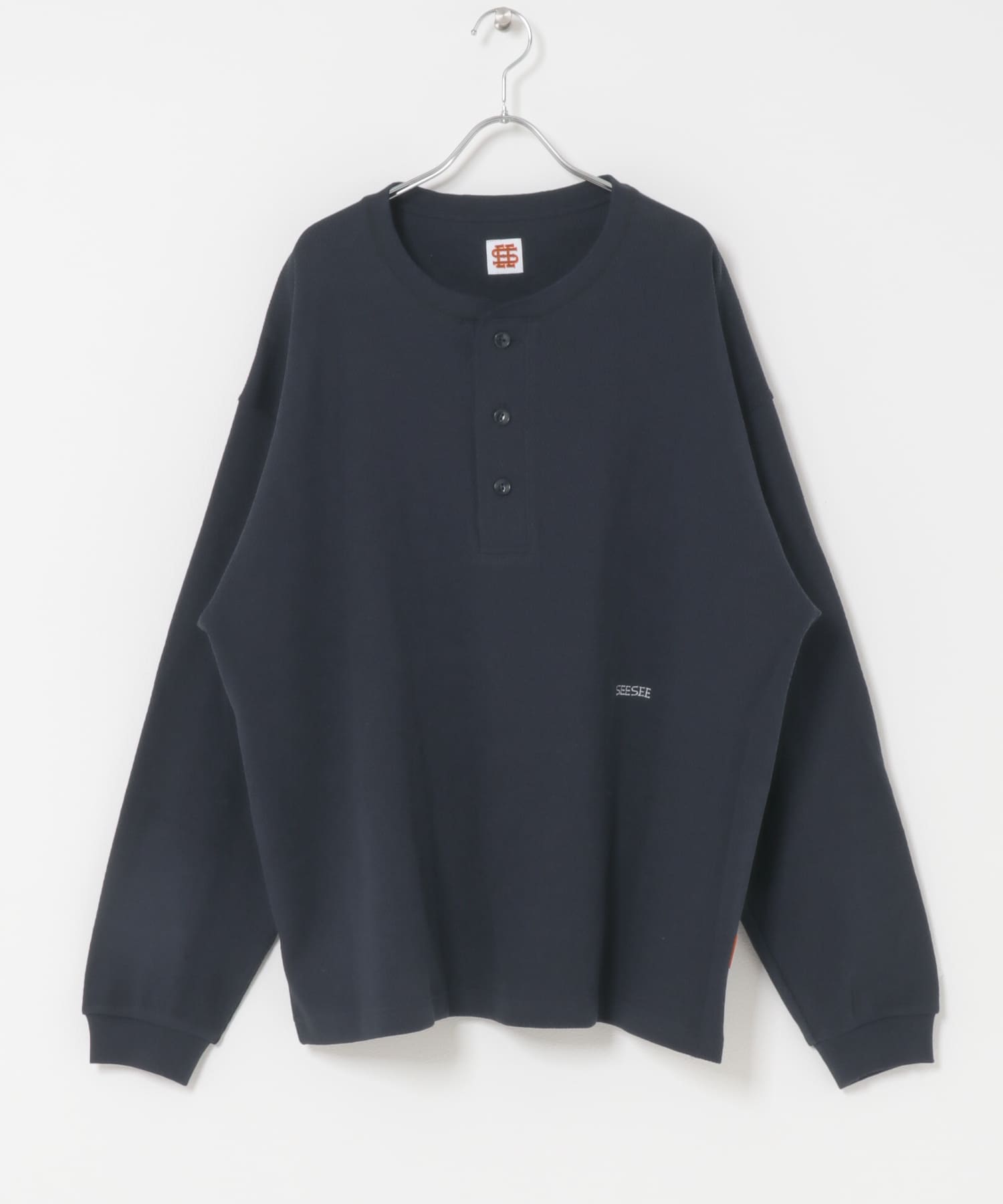 SEE SEE　THERMAL HENLY LS TEE