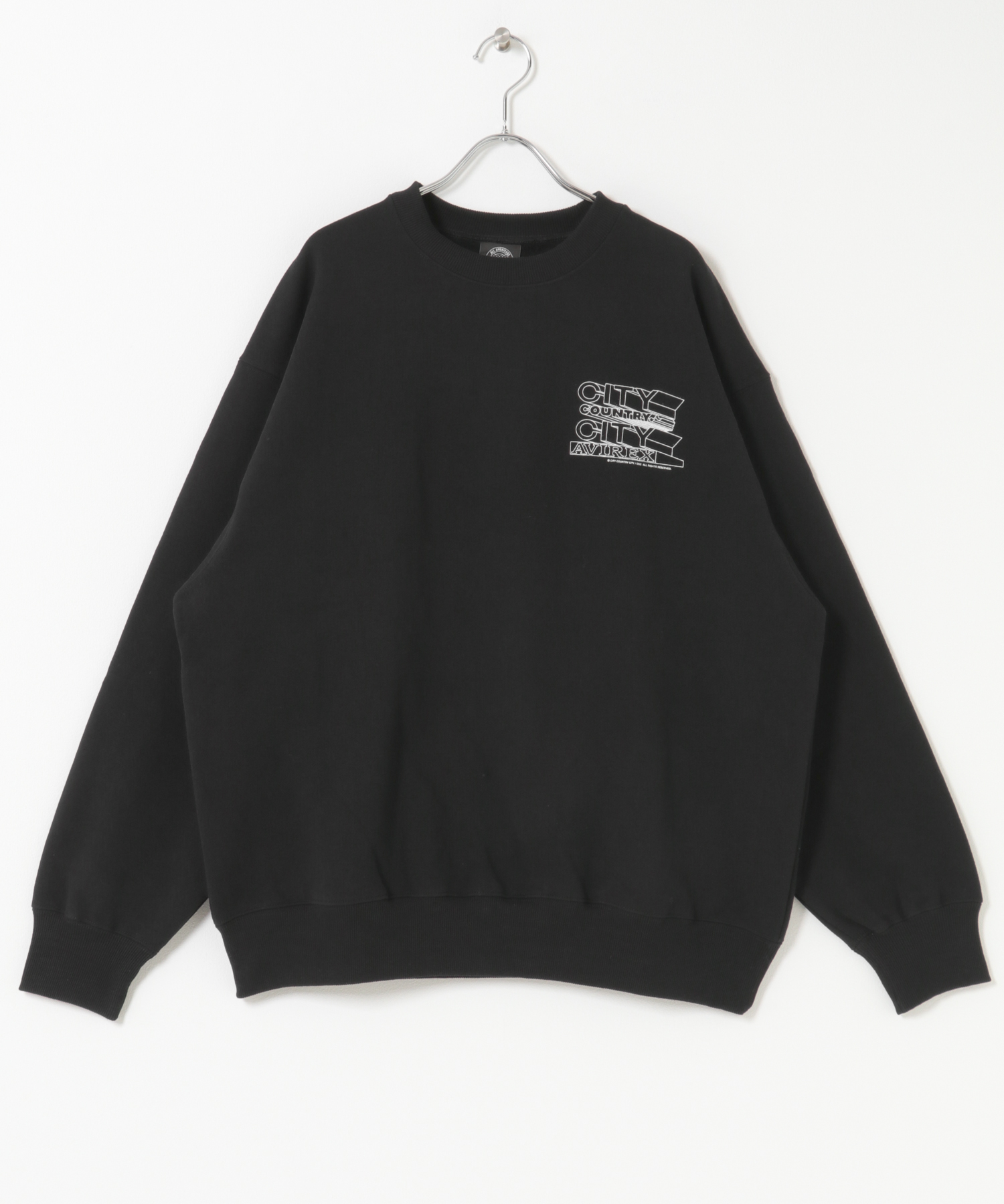 CITY COUNTRY CITY　CCC×AVIREX SWEAT SHIRT