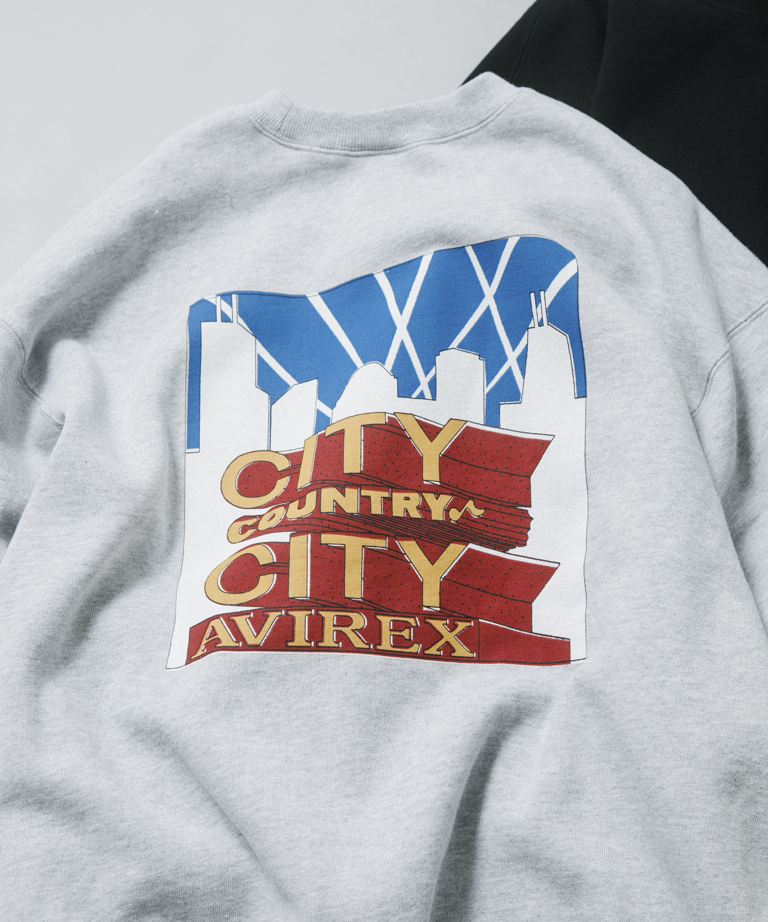 CITY COUNTRY CITY　CCC×AVIREX SWEAT SHIRT