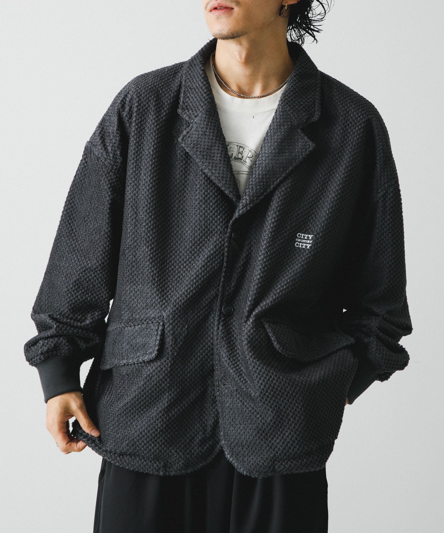 CITY COUNTRY CITY　OCTA REVERSIBLE TAILORED