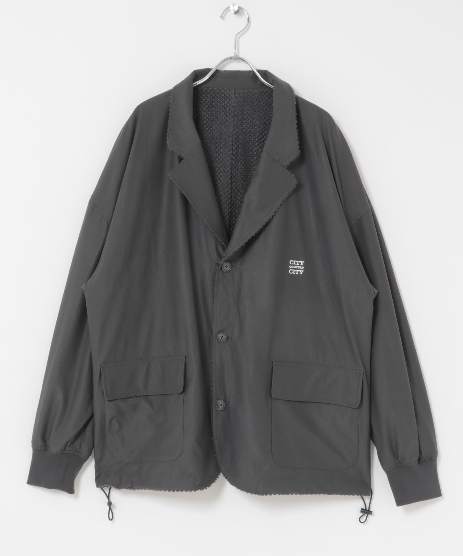CITY COUNTRY CITY OCTA REVERSIBLE TAILORED(L C/GRAY): アウター