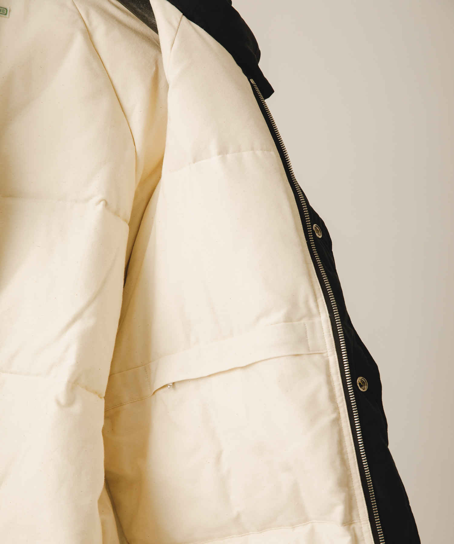 A PRESSE　Silk Ripstop Ski Down Jacket BLACK 2