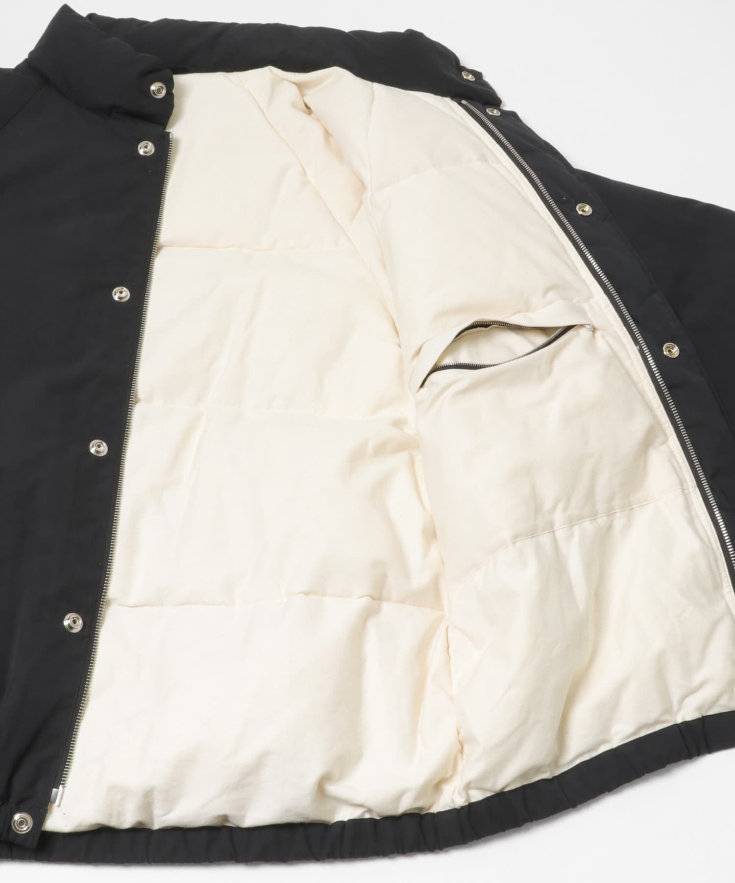 A PRESSE　Silk Ripstop Ski Down Jacket BLACK 2