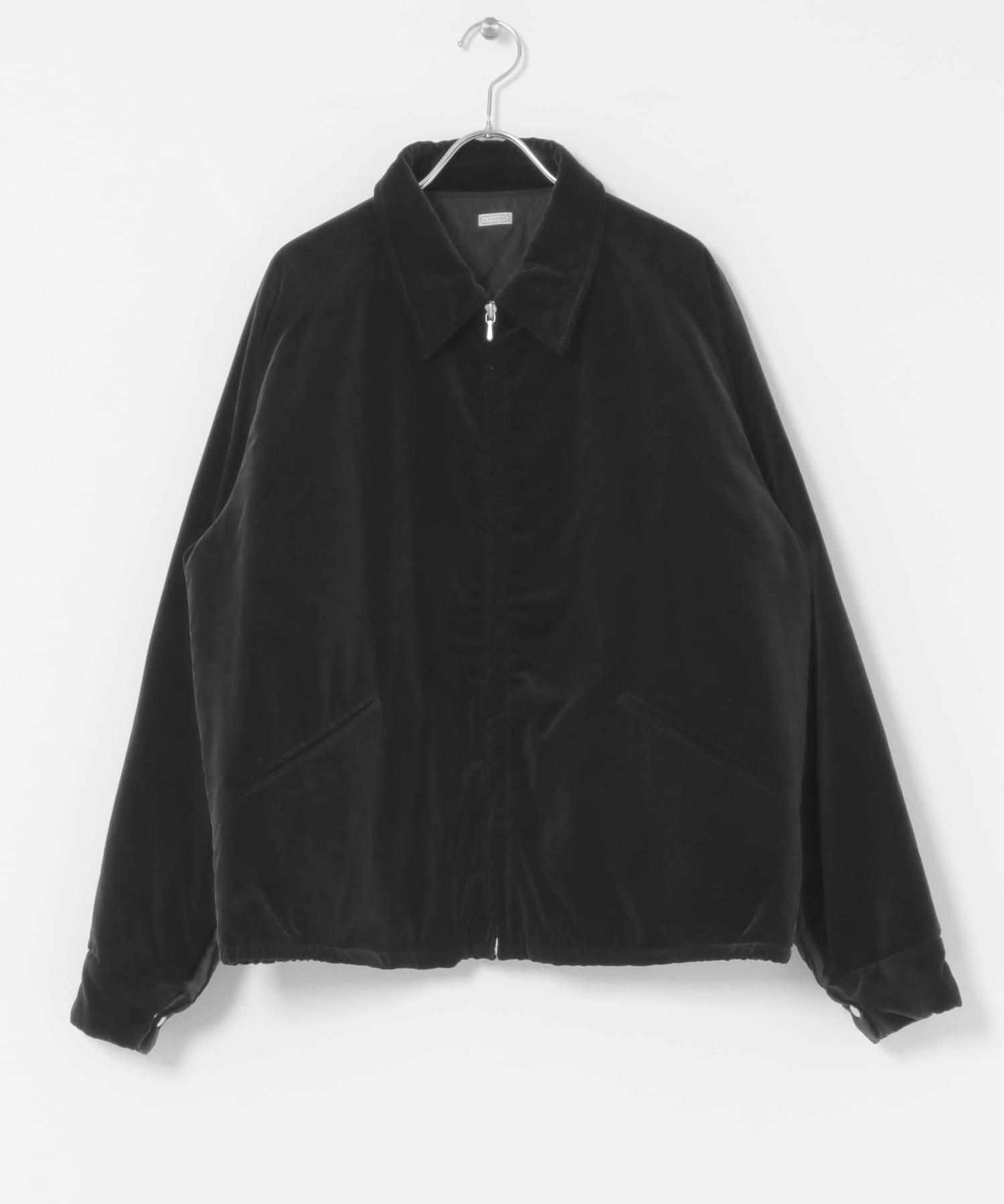 A PRESSE　Vintage Souvenir Velour Jacket Black 2