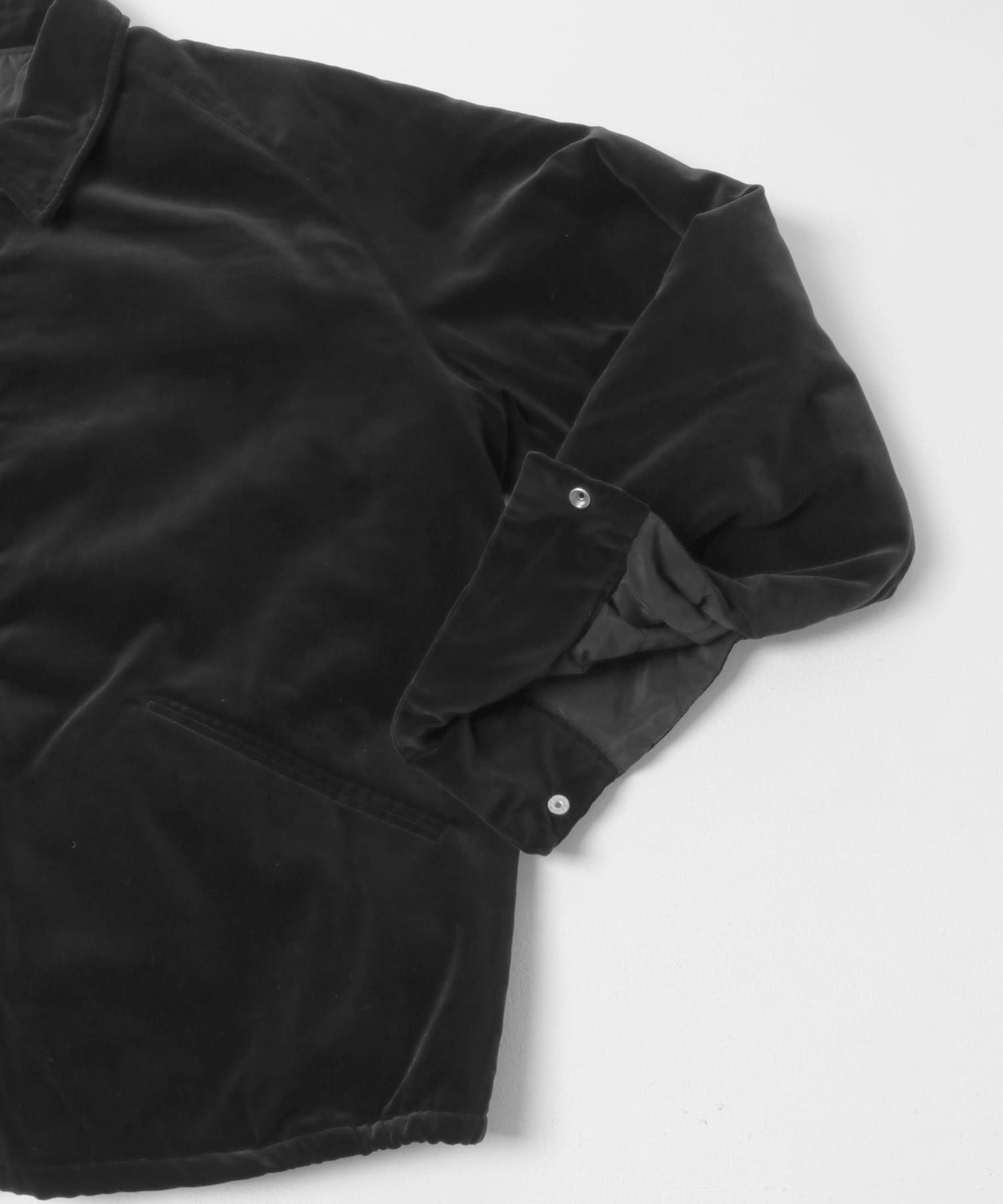 A PRESSE　Vintage Souvenir Velour Jacket Black 2