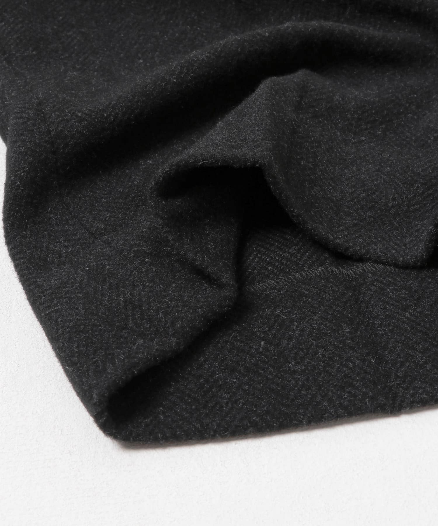 A PRESSE　Silk Cashmere Tweed Wide Trousers CHARCOAL 1