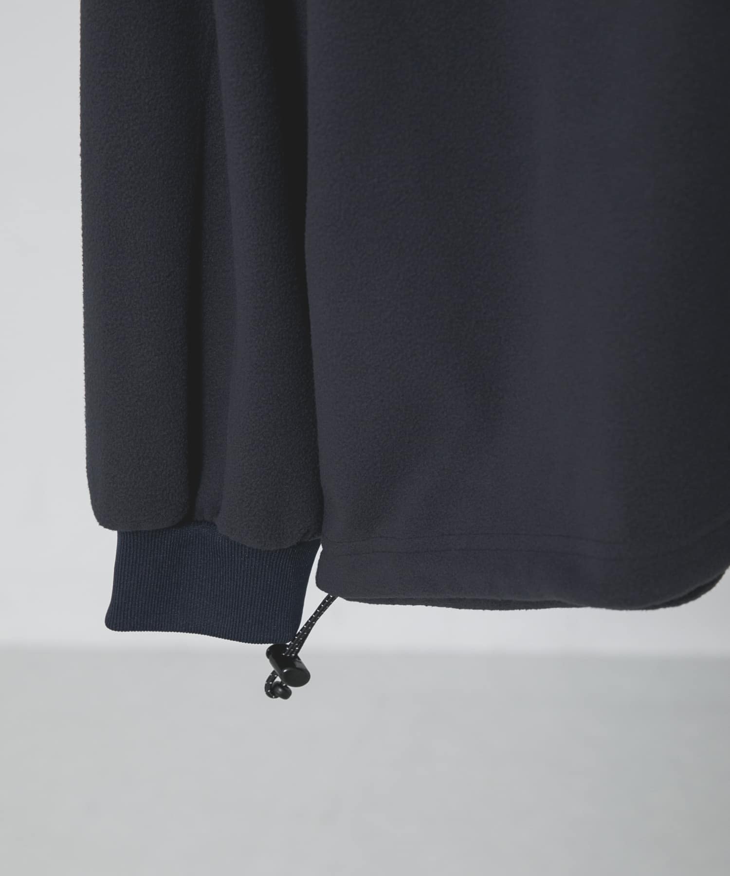 SFC　FLEECE SUPER BIG HOODY LS TEE W/DRAWSTRINGS Navy M