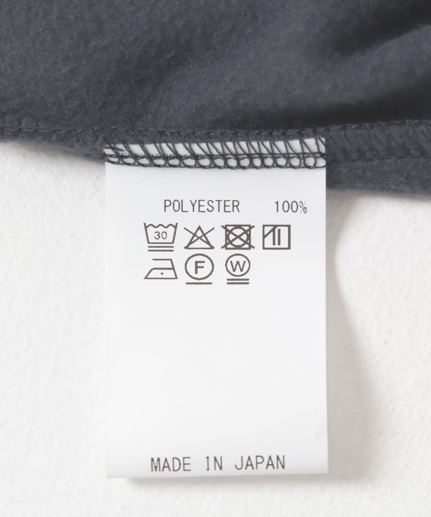 SFC　FLEECE SUPER BIG HOODY LS TEE W/DRAWSTRINGS Navy M