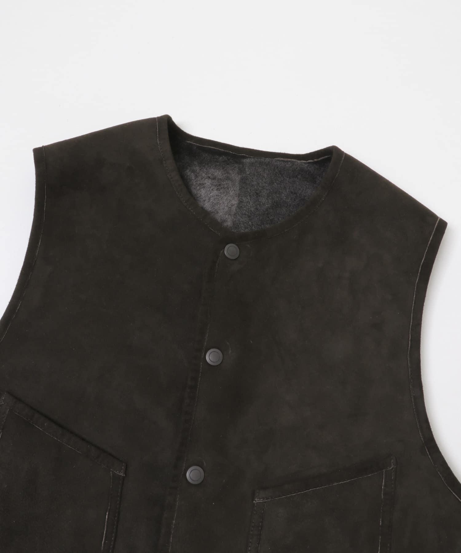 Unlikely Shearling Work Vest(L D/BROWN): トップス｜URBAN RESEARCH