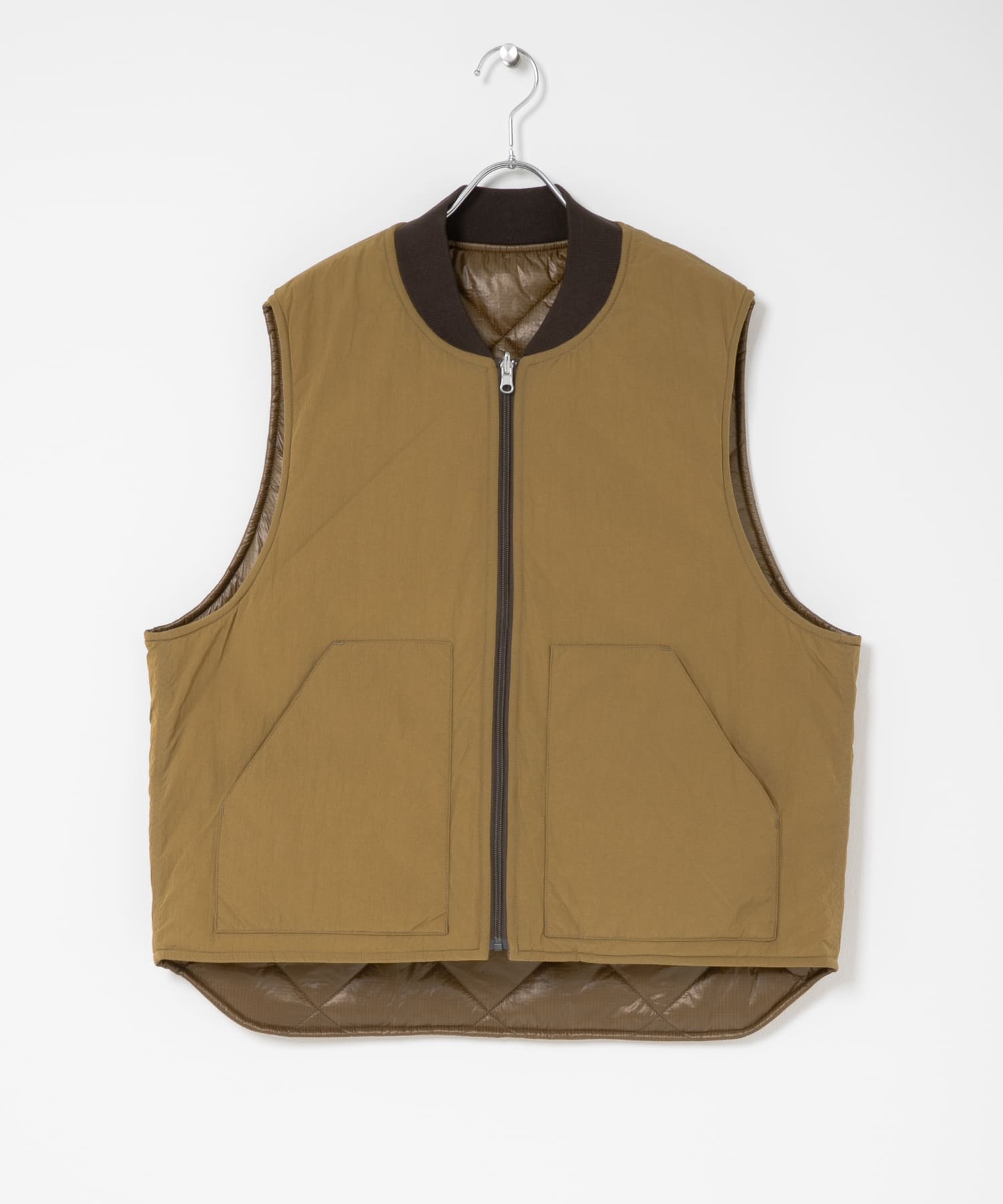 Unlikely　3way Hybrid Down jacket BROWN M