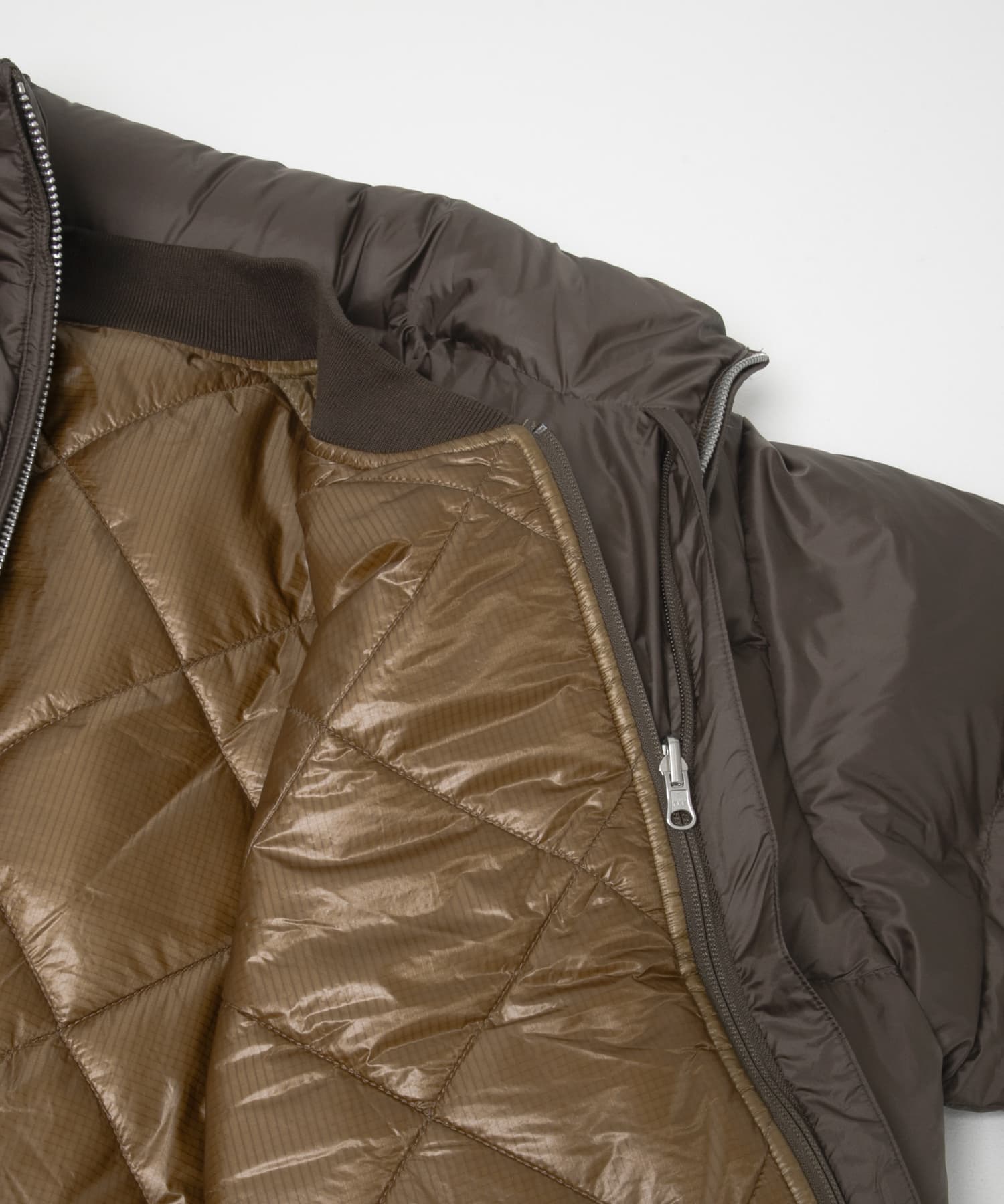 Unlikely　3way Hybrid Down jacket BROWN M