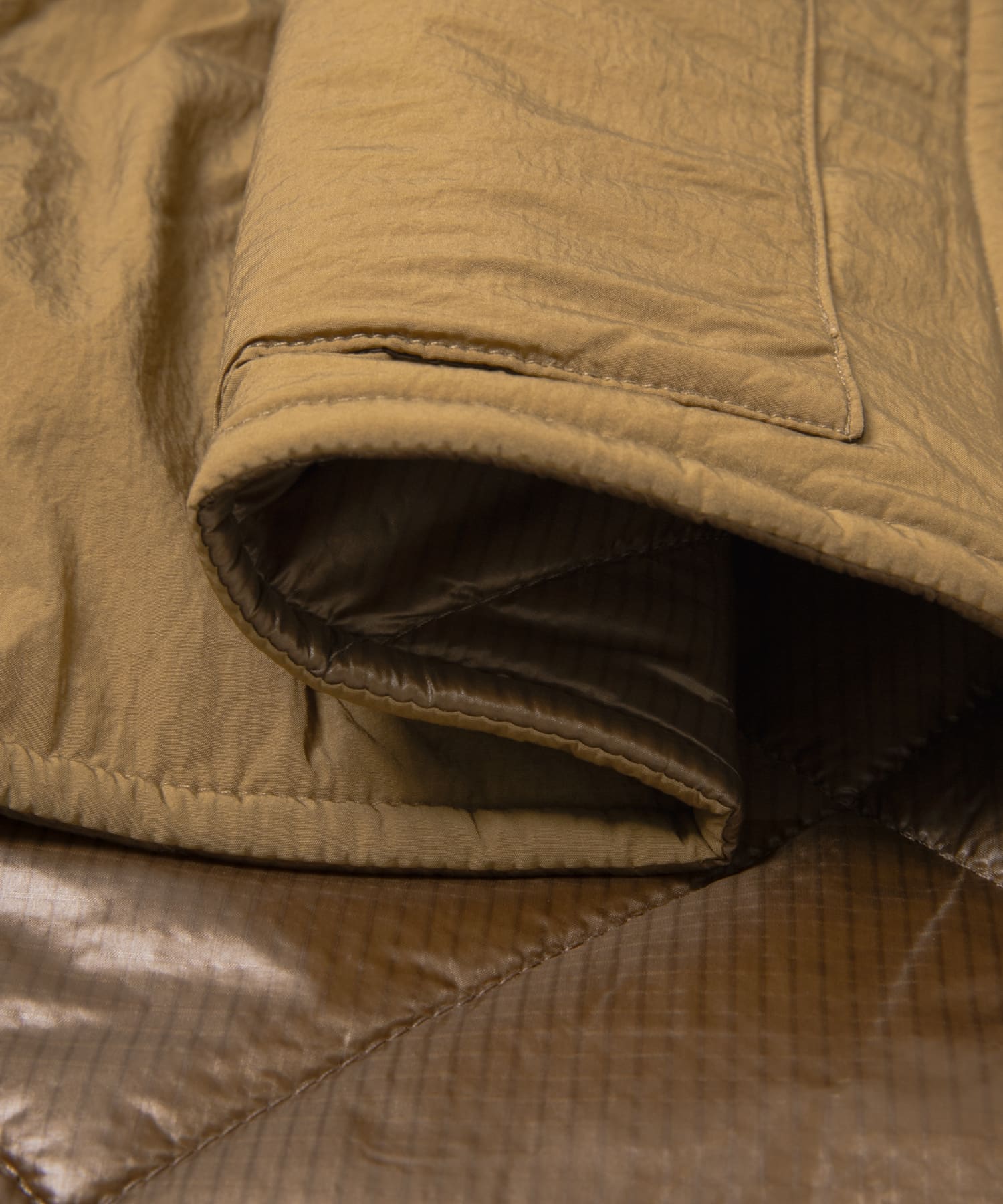 Unlikely　3way Hybrid Down jacket BROWN L