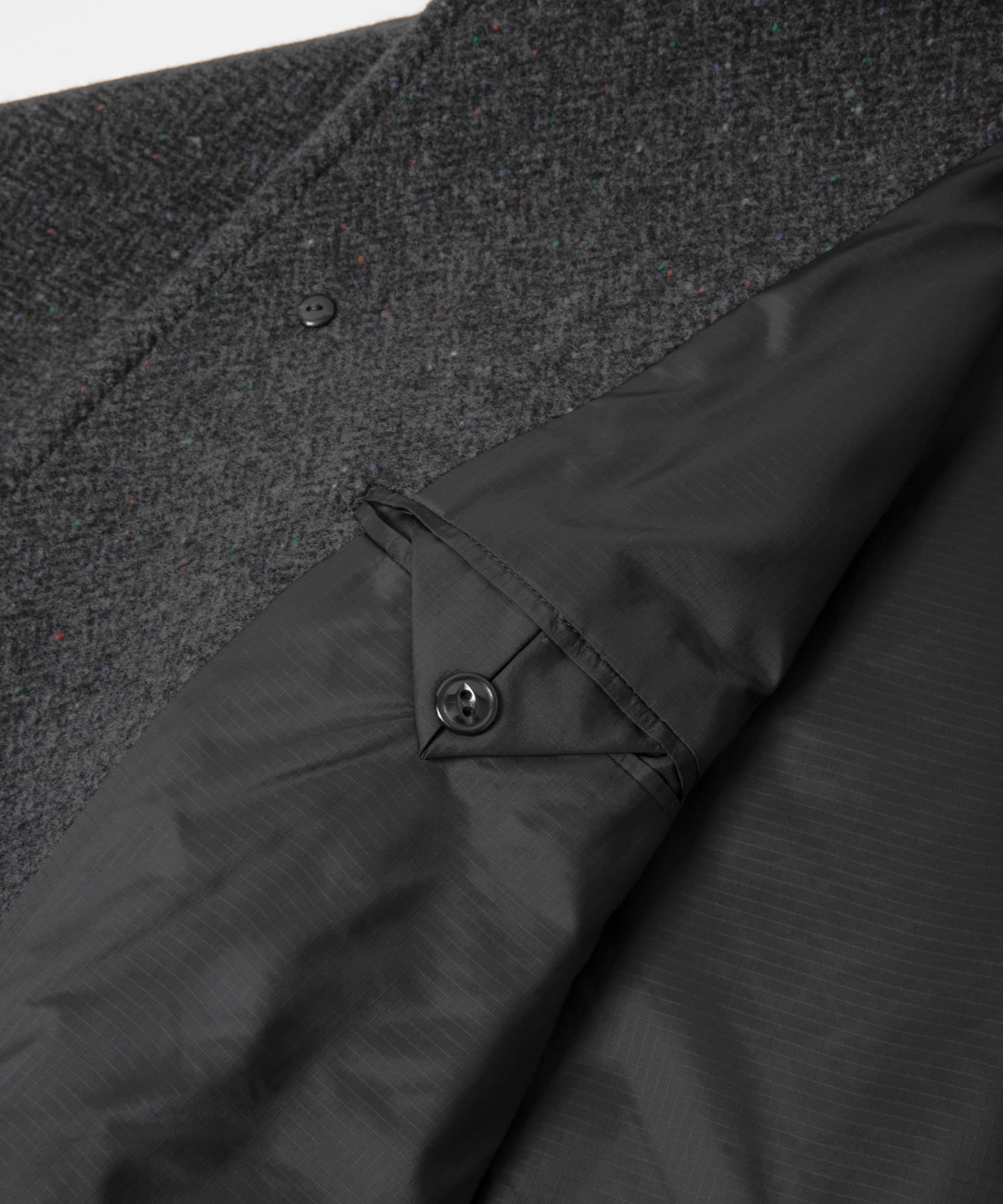 Unlikely　Balmacaan Coat Nep Tweed C/GRAY M